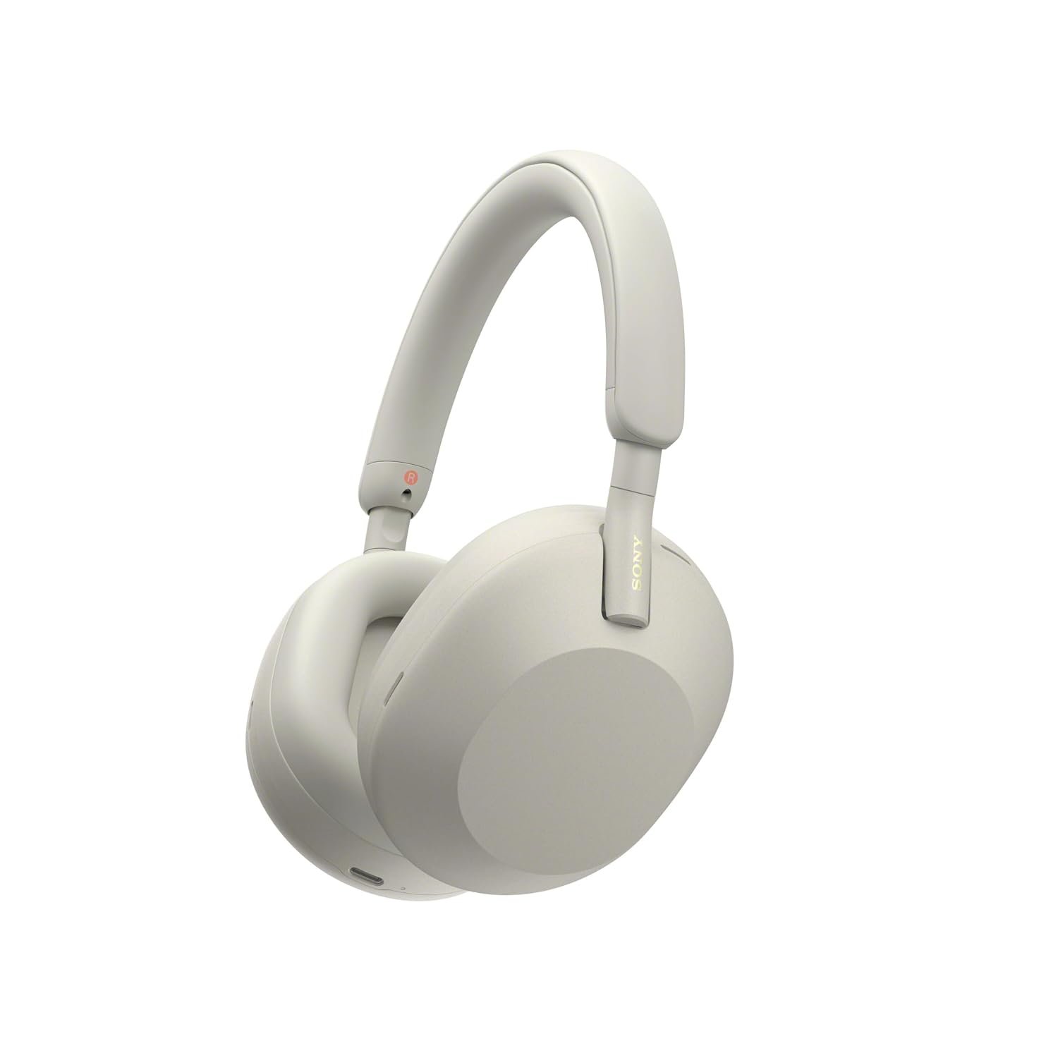 Sony WH-1000XM5 Wireless Over-Ear Headphones, Premium Active Noise Cancelling with personalized Spatial Audio, Up to 30hr Battery Life, Bluetooth Headphones, Silver