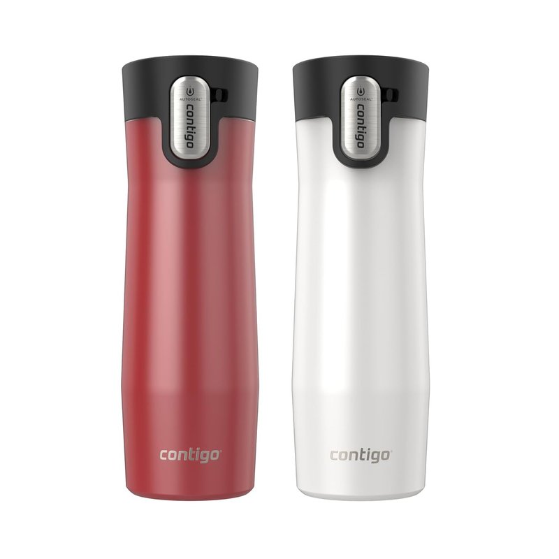 Contigo® AUTOSEAL® West Loop Vacuum-Insulated Stainless Steel Travel Mug with Easy-Clean Lid, 20 oz