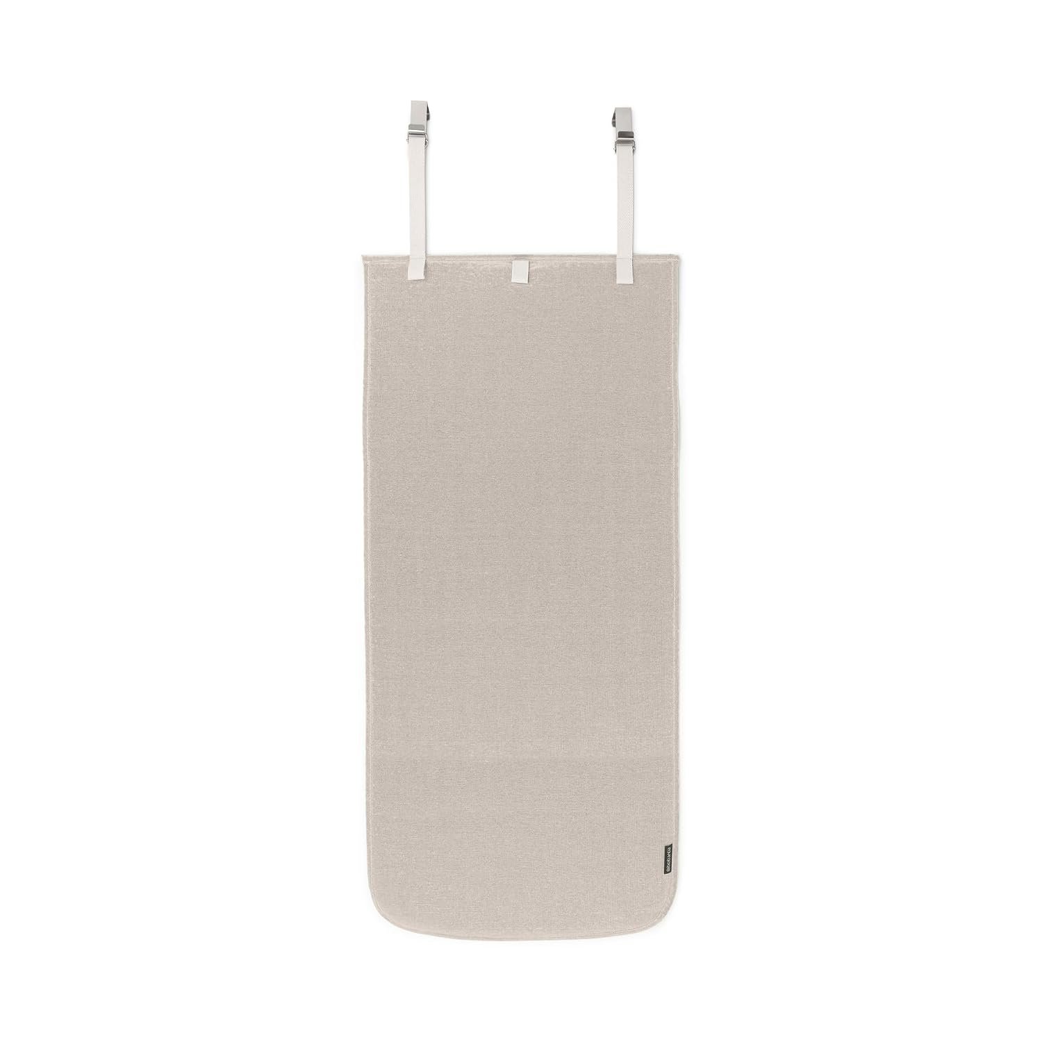 Brabantia - Door Steam Blanket - Heat-Resistant Mat for Clothes Steaming - Over Door Hooks, Protective Back Layer, & Loops for Hangers - Easier Steaming with Handheld Steamers - 110 cm x 50 cm - Grey