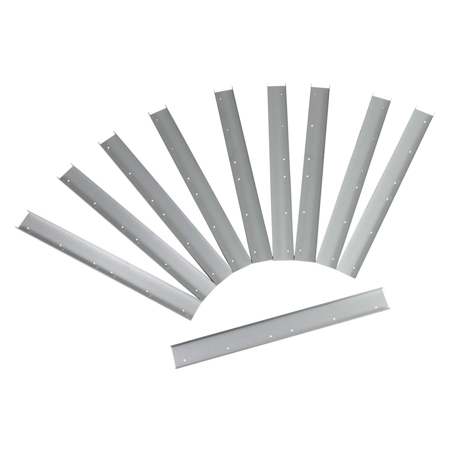 Woodside Fence Trellis Extension Arms/Topper Brackets, 50cm, Fixings Included (Pack of 10)