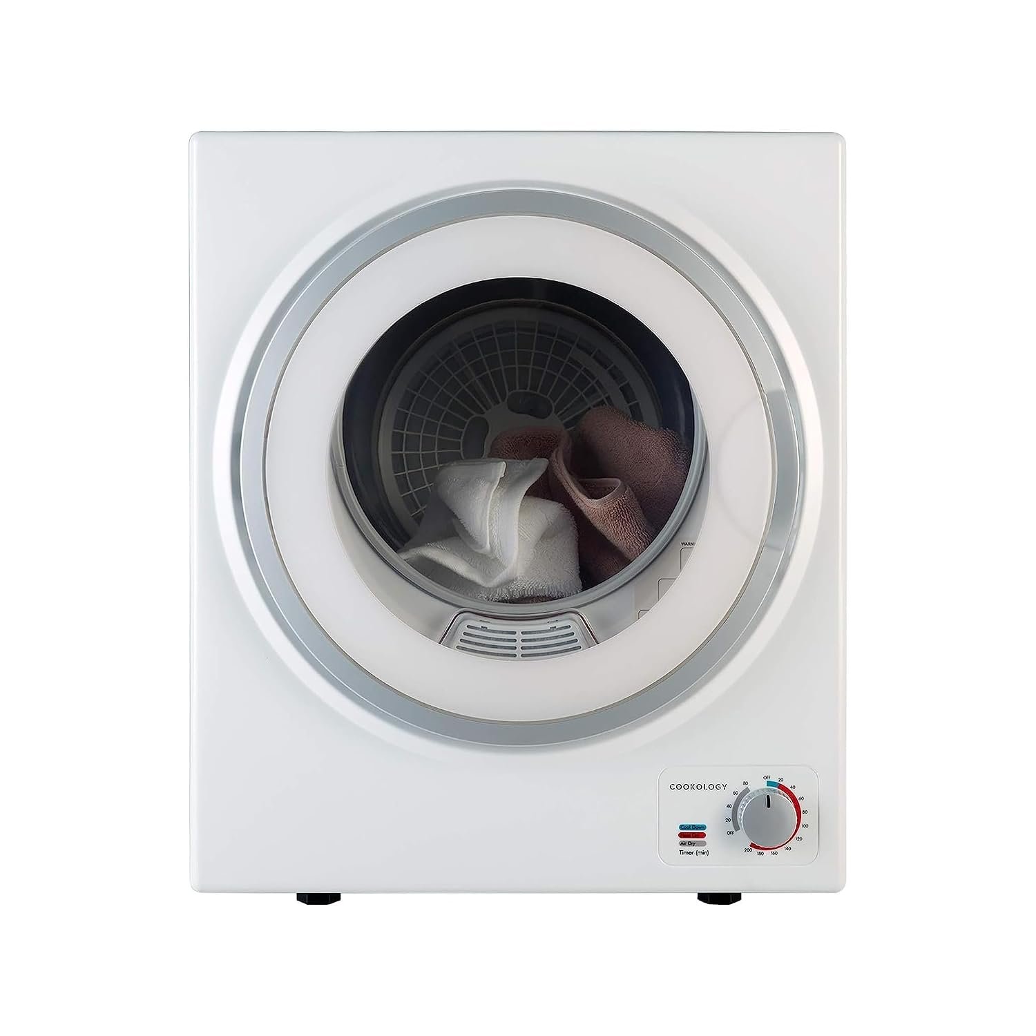 Cookology 2.5kg Mini Vented Tumble Dryer - Tabletop Design - White