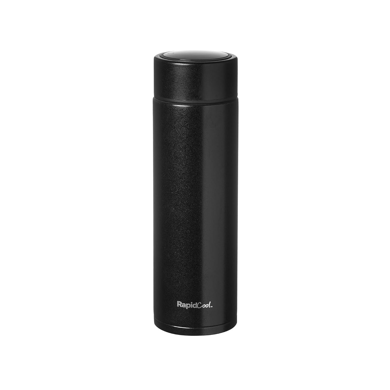 Nuby RapidCool Portable Baby Bottle Maker - Formula Feed in 2 Minutes | Ideal for Travel Bottles and Night Feeds | Includes Milk Powder Dispenser and Digital Lid | No Filter Needed (Black)