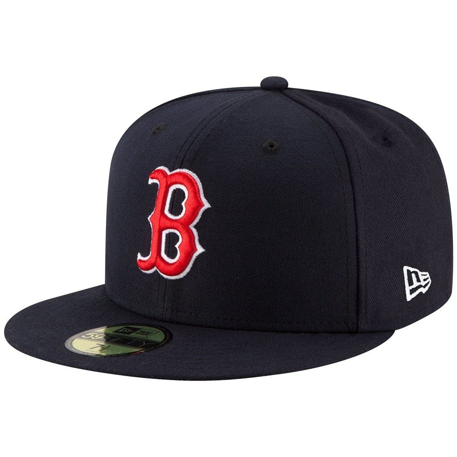 New Era Boston Red Sox Cap 59Fifty Basecap Baseball Fitted Kappe MLB Navy - 6 7/8-55cm (S)
