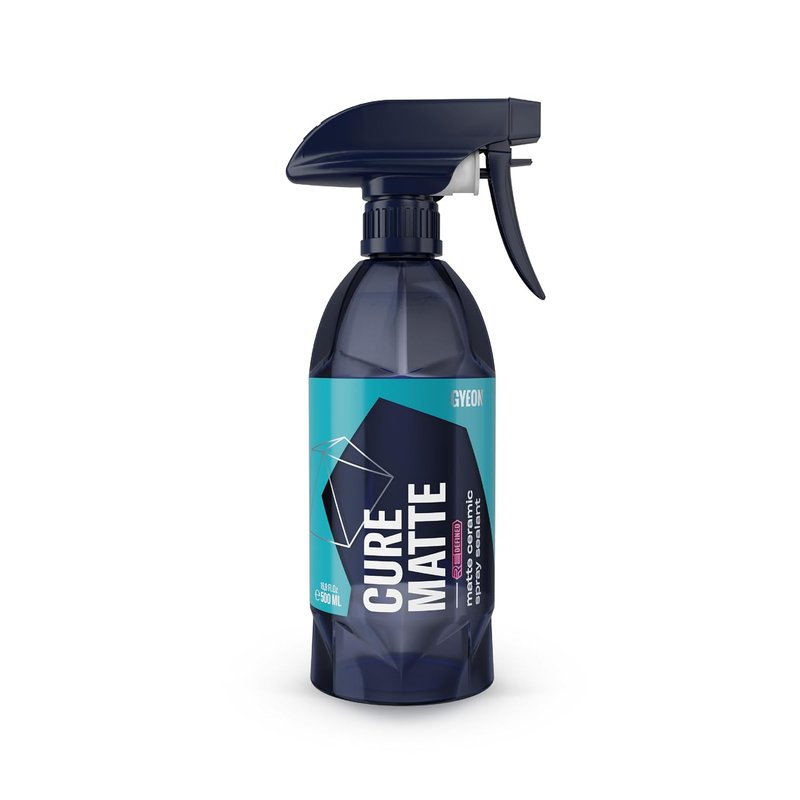 GYEON Q²M CureMatte – Car Ceramic Spray Sealant - Silica-Based for Matte Finishes – Durable & Protective for Ceramic Coatings - Enhances Colour Depth, Prevents Water Spots - 500ml
