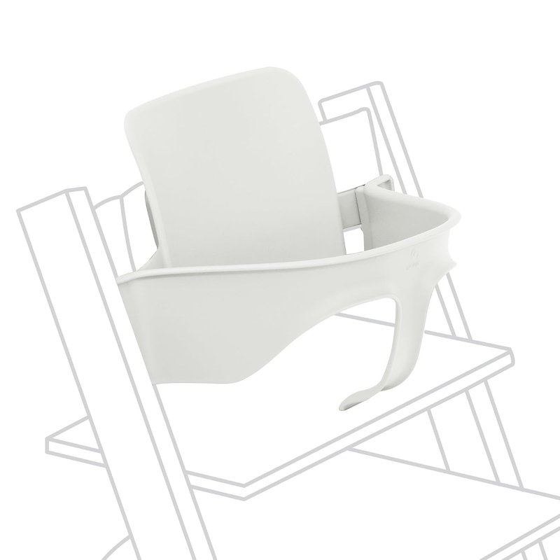 Stokke Tripp Trapp Baby Set2, White - Best for Ages 6-36 Months - Convert Tripp Trapp Chairs Produced After May 2003 into a Comfortable High Chair