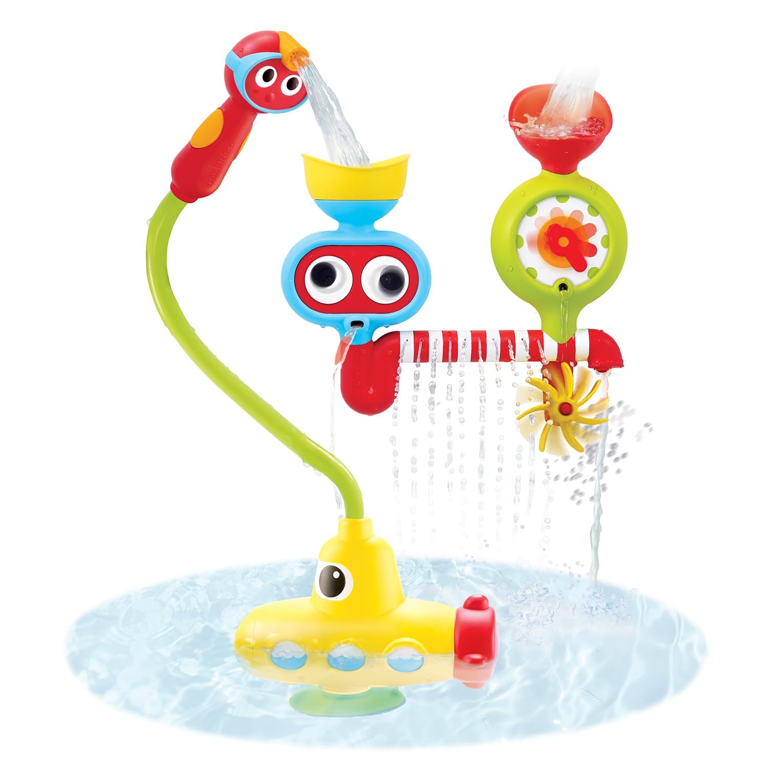 Yookidoo Bath Toy Submarine Spray Station with A Water Pumping System and Hand Shower Best Toy for Babies and Toddlers (Open Box)