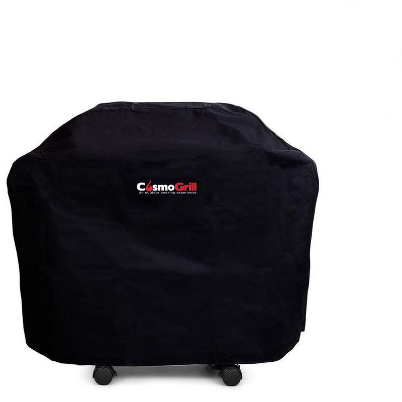 CosmoGrill BBQ Barbecue Cover 600D Oxford Fabric Cloth Heavy Duty UV Protected (Deluxe 6+1 BBQ Cover)