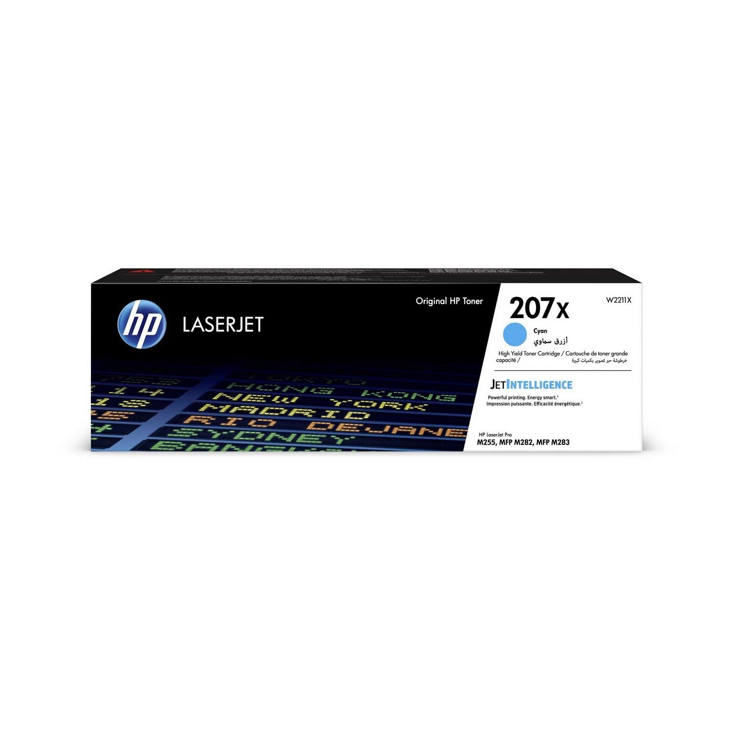 HP W2211X 207X High Yield Original LaserJet Toner Cartridge, Cyan, Single Pack