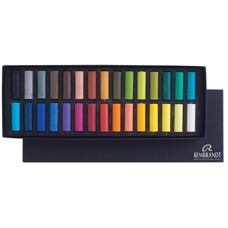 Rembrandt Professional Soft Pastel Set General Colour Selection | 30 Half Pastels