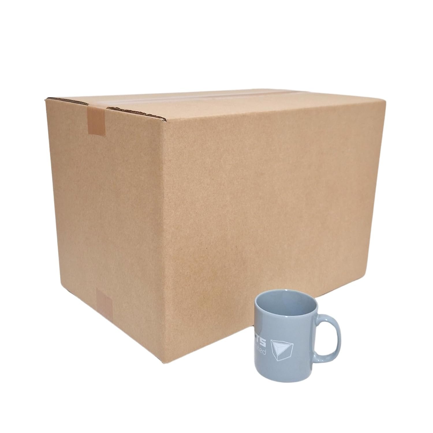 W.E. Roberts Large Postal Strong Double Wall Cardboard Brown Shipping Boxes - Durable Storage and Packing Boxes for Moving Shipping and Organizing (Pack of 15 Boxes) (45.7cm x 30.5cm x 30.5cm)