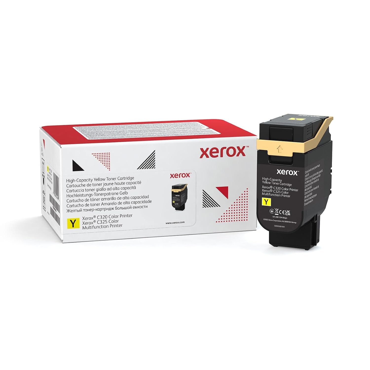 Xerox Genuine C320 / C325 Yellow High Capacity Toner Cartridge (5,500 pages) - 006R04830