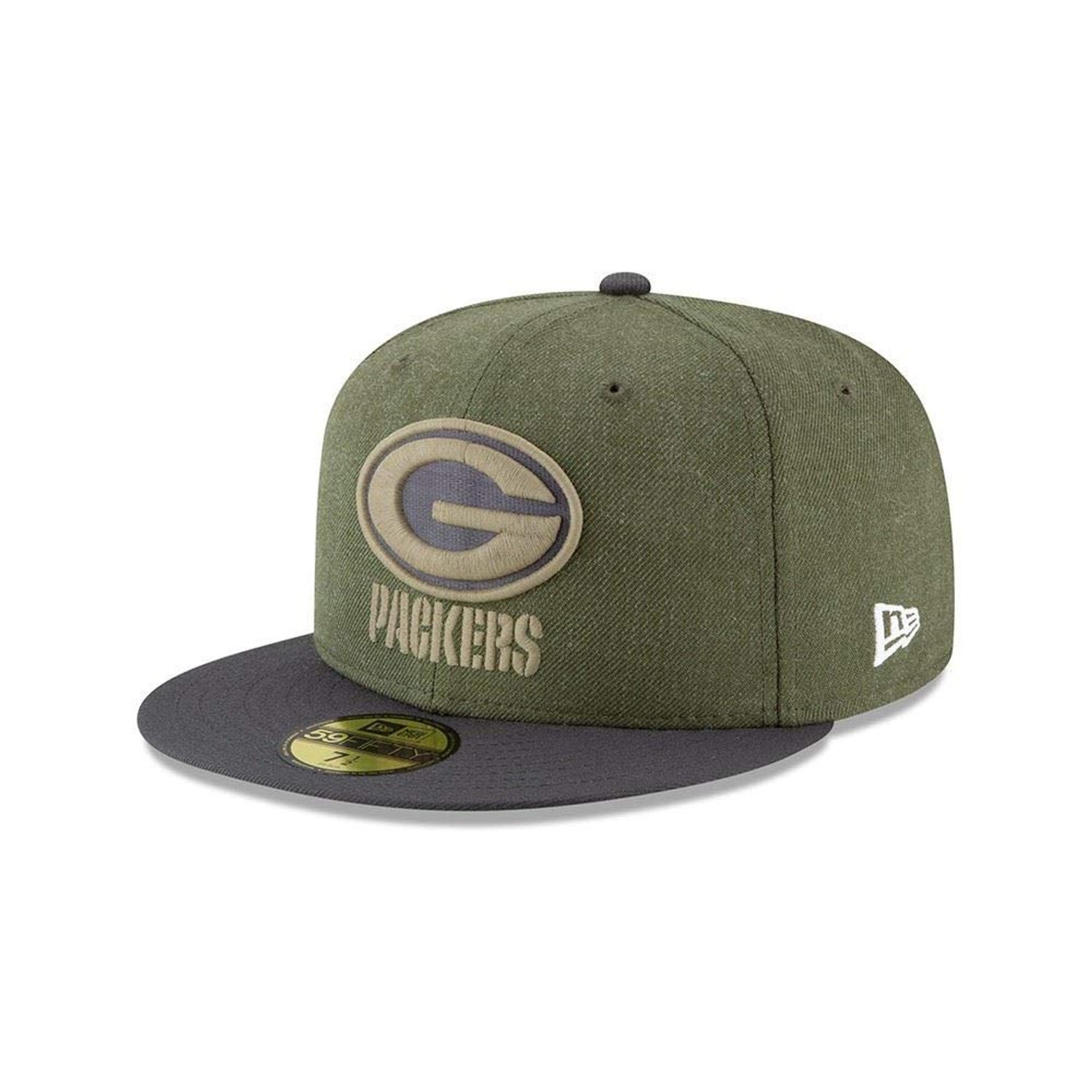 New Era 59Fifty Cap - Salute to Service Green Bay Packers - 7 1/8