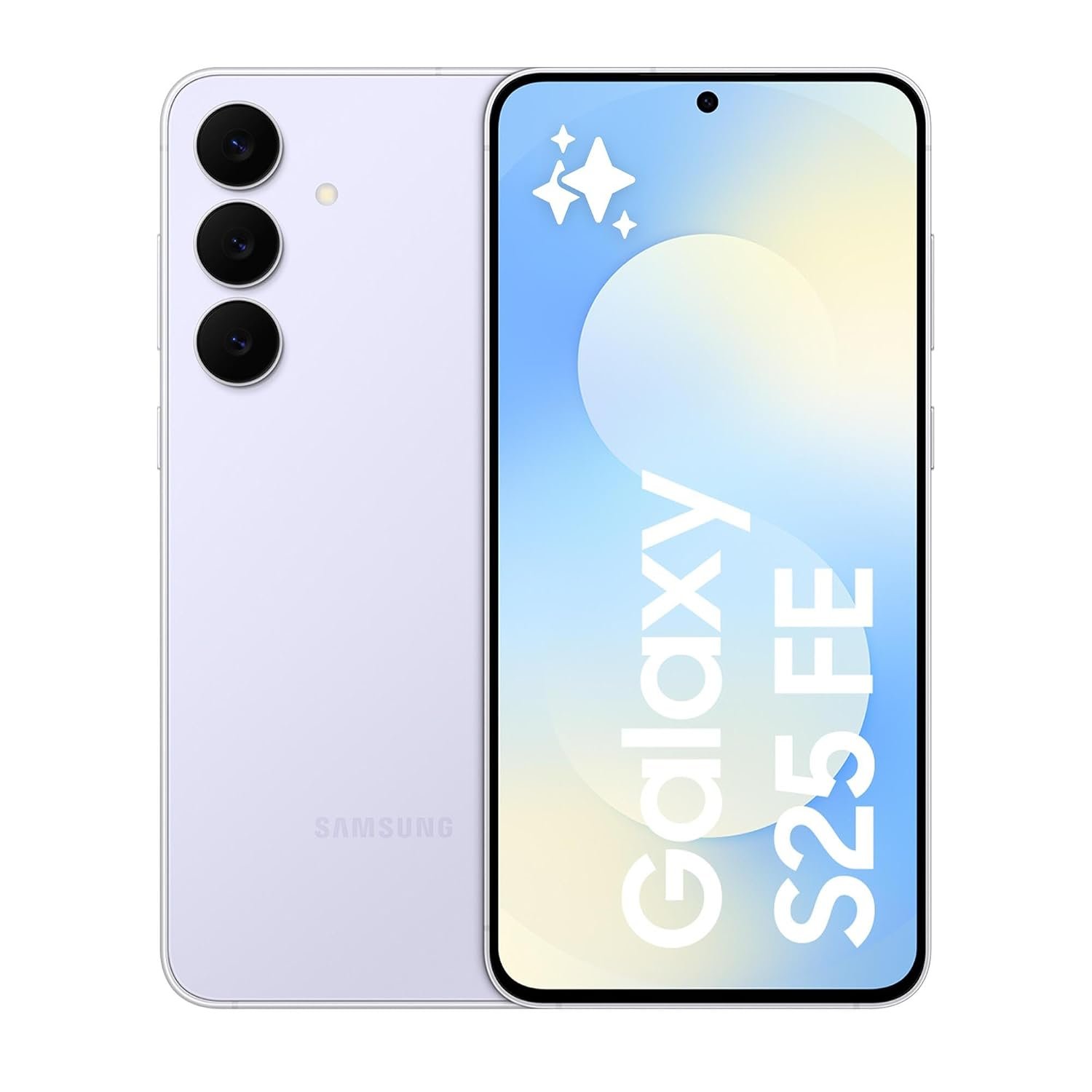 Samsung Galaxy S25 FE, AI Smartphone, Slim 7.4mm Frame, 6.7" FHD Display, 50MP Camera, Exynos 2400, 128GB Storage, 8GB Memory, 4900 mAh Battery, Icy Blue, 3 Year Extended Warranty (UK Version)