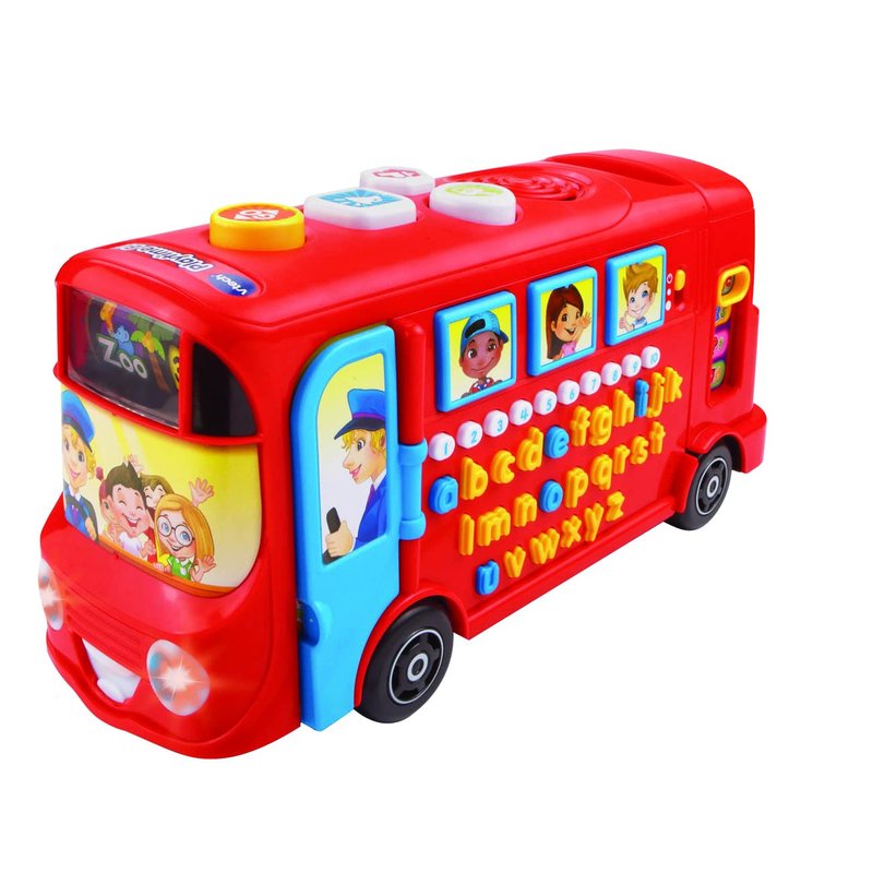 VTech Playtime Bus with Phonics, Educational Toy for Children with Letters, Phonics & the Alphabet, Over 100 Interactive Curriculum Questions, Kids Learning Toy for 2, 3, 4+ Years, English Version