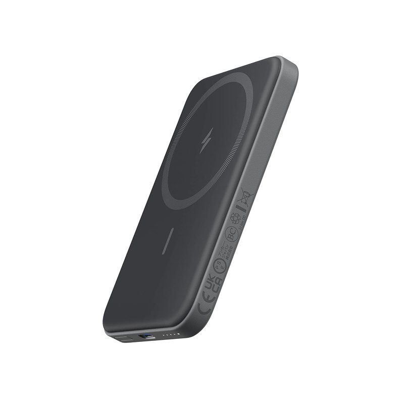 Anker Power Bank, 621 Magnetic Battery (MagGo), 5000mAh Magnetic Wireless Portable Charger with USB-C Cable, Only Compatible with iPhone 16/16 Plus/16 Pro/16 Pro Max, iPhone 15/14/13/12 Series