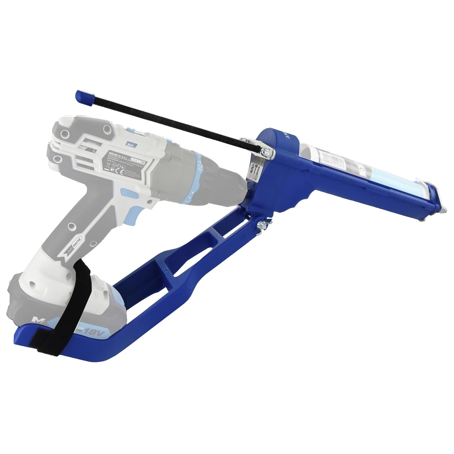 TIVOLY - T-Gun F300 Cartridge Gun - Can be Fitted to Drill and Screw Guns - for Ø 1,96" - 10,48 fl oz cartridges