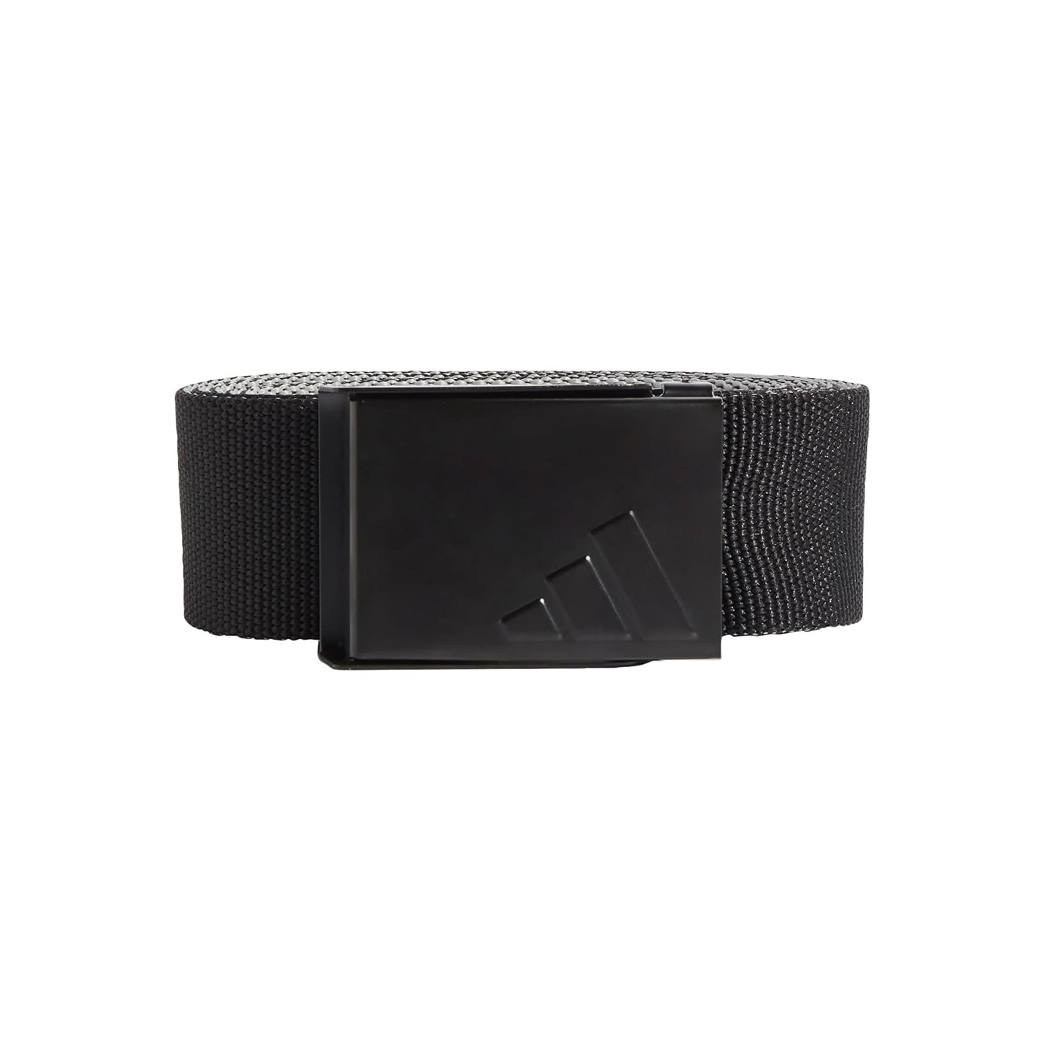 adidas Men's REVERSIBLE WEBBING BELT, Black/Grey Two, One Size