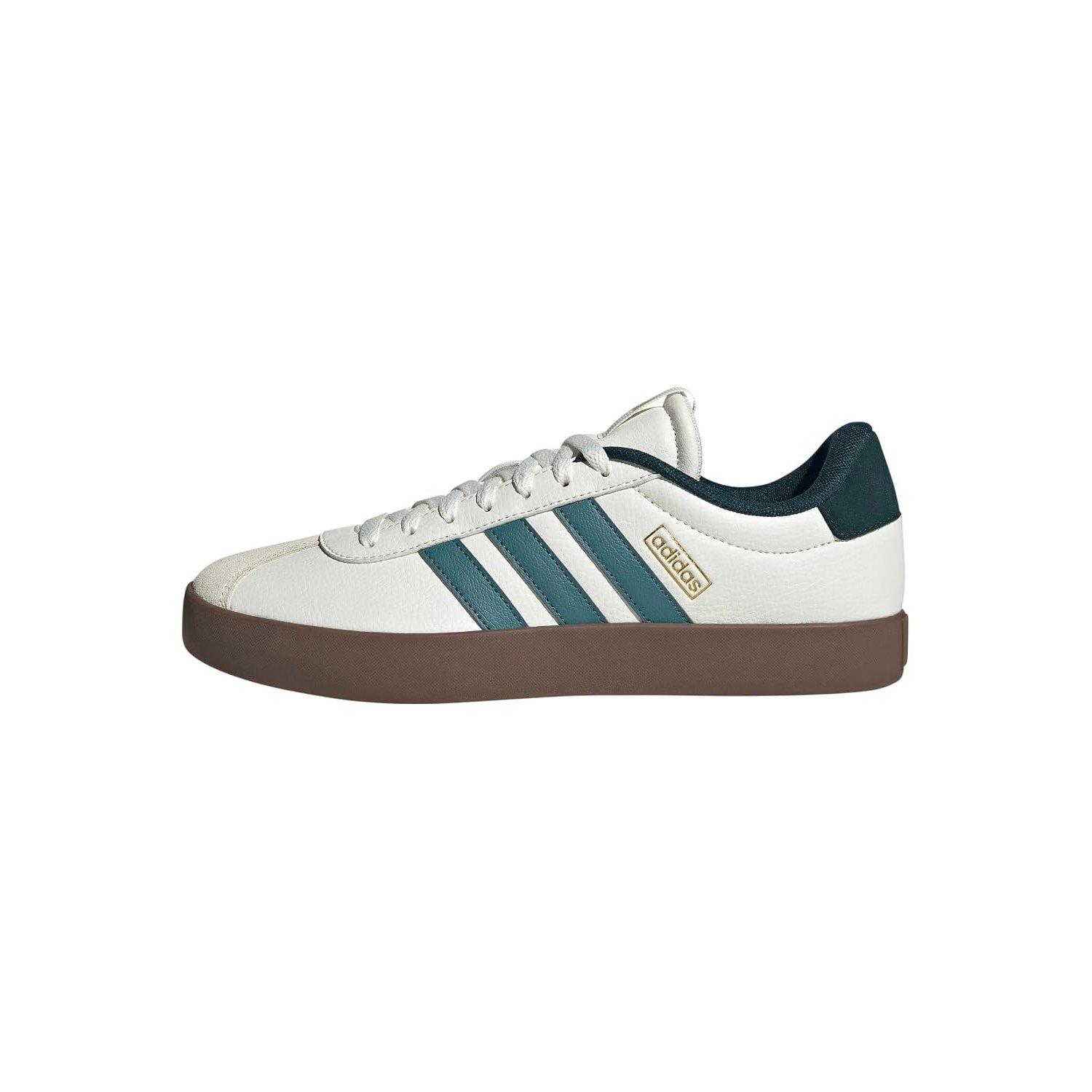 adidas Men's Vl Court 3.0 Core White/Preloved Teal/Aurora Ivy 6 UK 39 1/3 EU