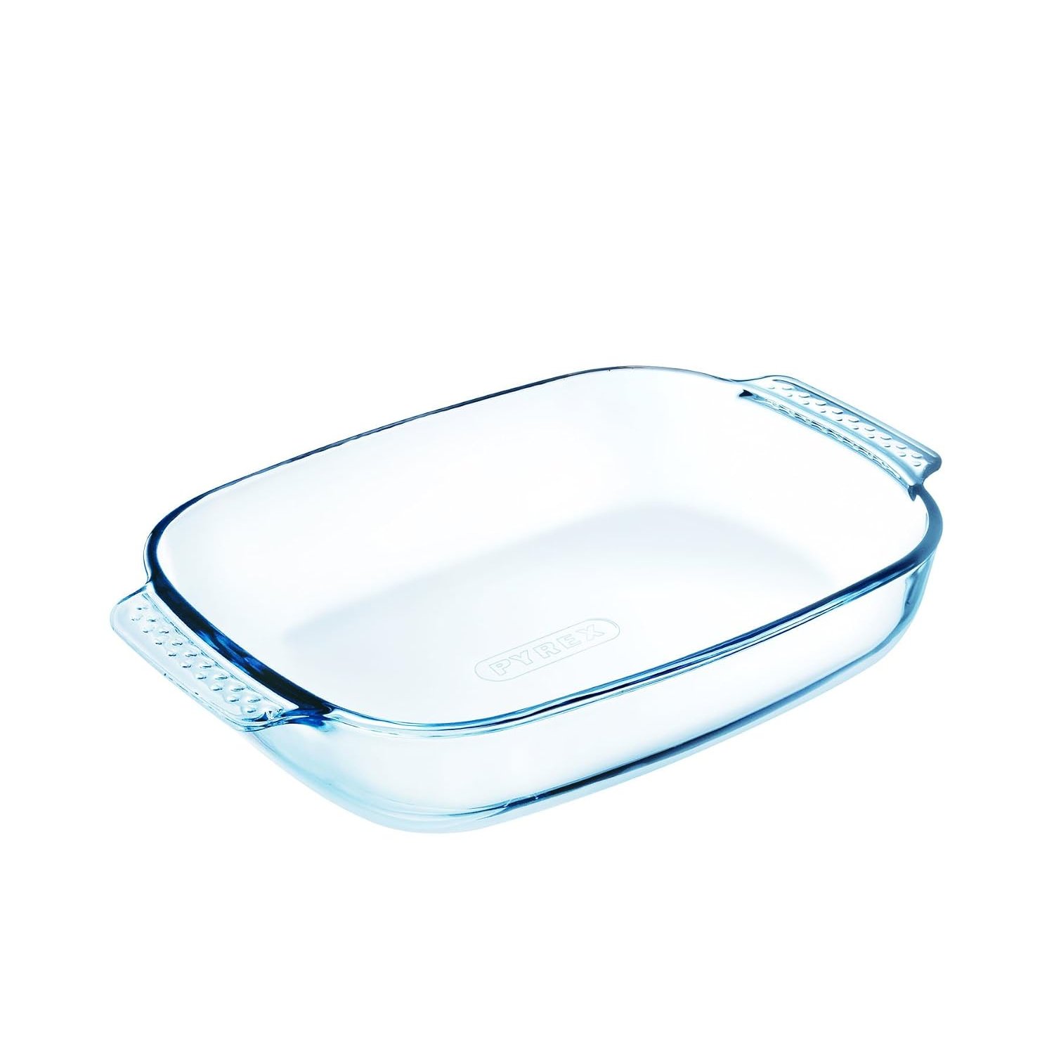 Pyrex Borosilicate Glass Rectangular Roaster with Easy Grip Handles, 39x25cm