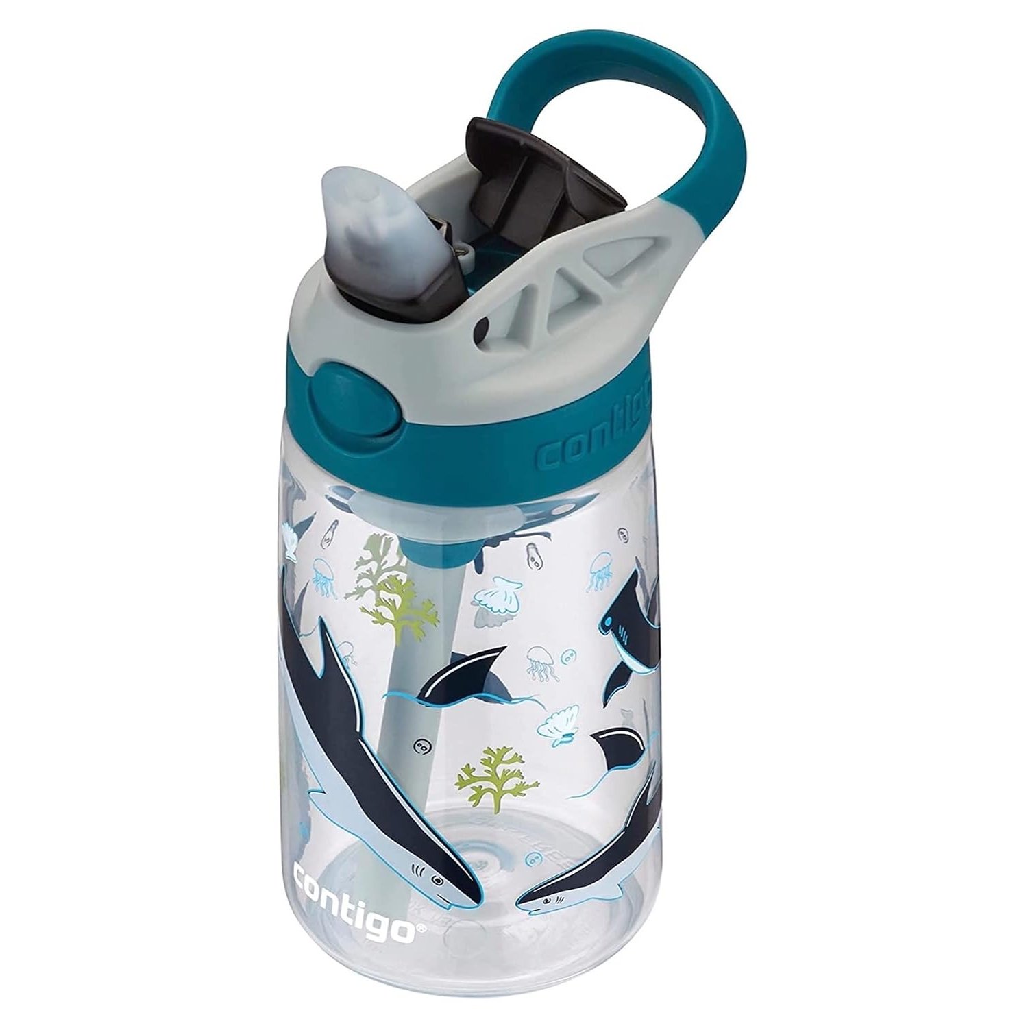Contigo Autospout 400ml Macaron & Shark Water Bottle