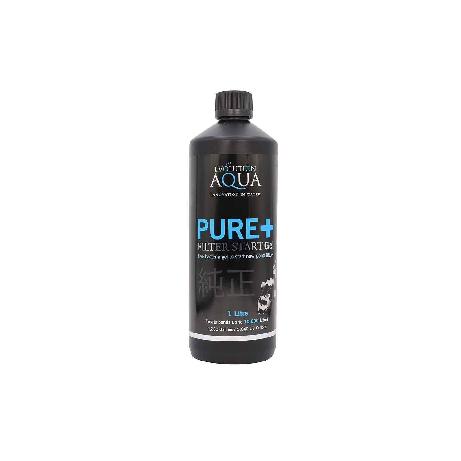 Evolution Aqua Pure Filter Start Gel Pond Filter Starter Bacteria - Wildlife and Fish Friendly Water Pond Bacteria Treatment for Filters and Filter Media | 1L