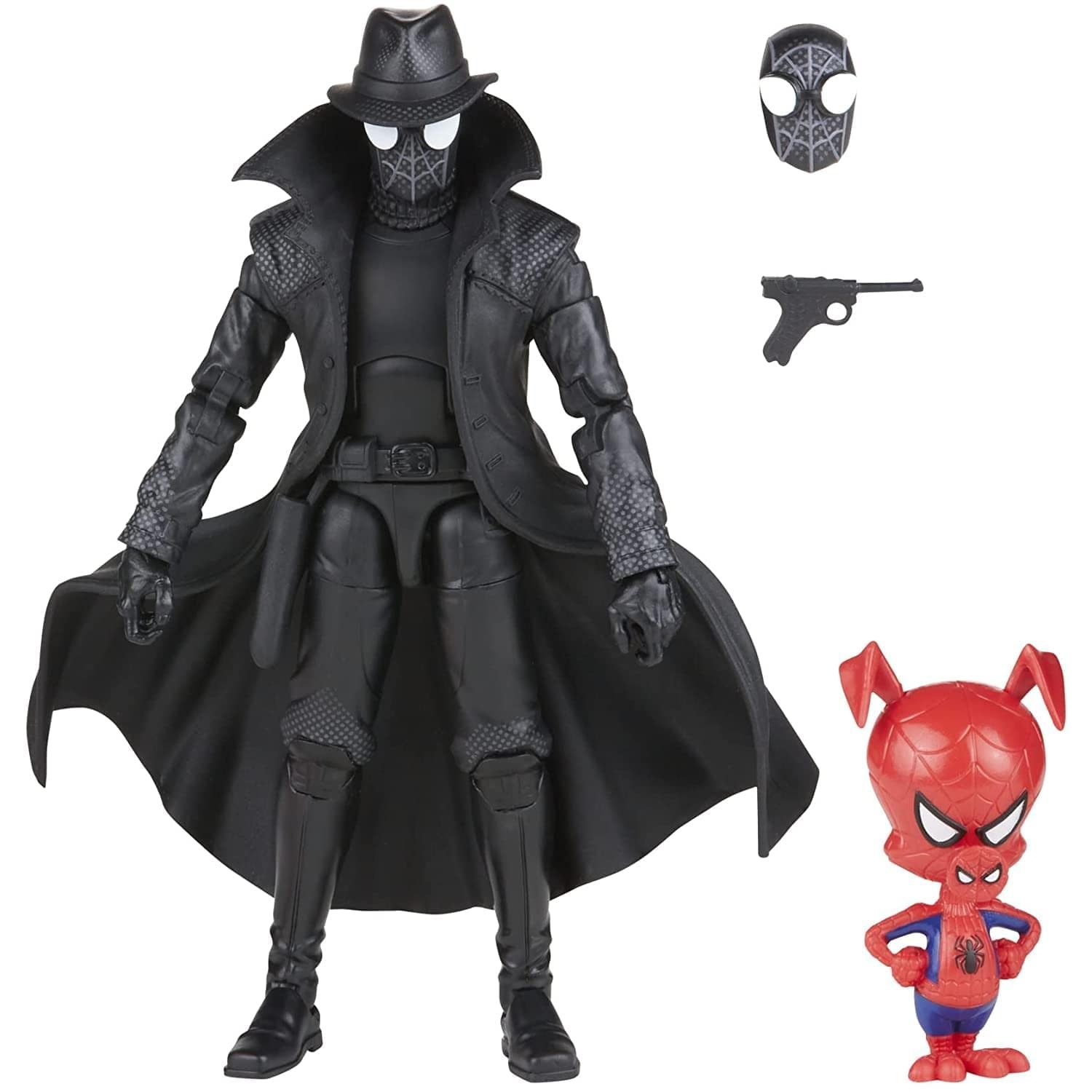 SPIDER-MAN Hasbro Marvel Legends Series 60th Anniversary Noir and Spider-Ham 15 cm Action Figures, 2 Accessories, Multicolor (F3443)