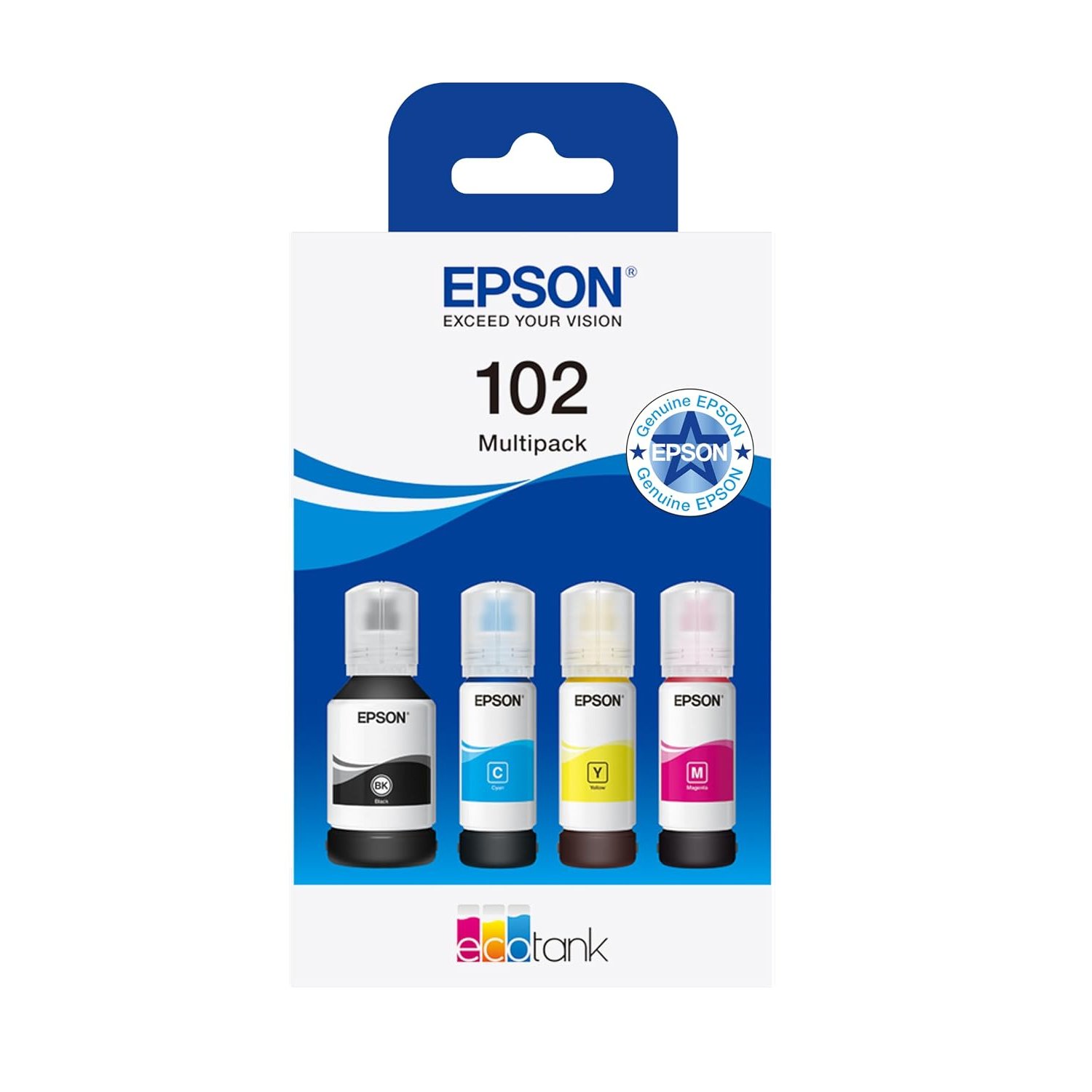 Epson EcoTank 102 Genuine Multipack Ink Bottles