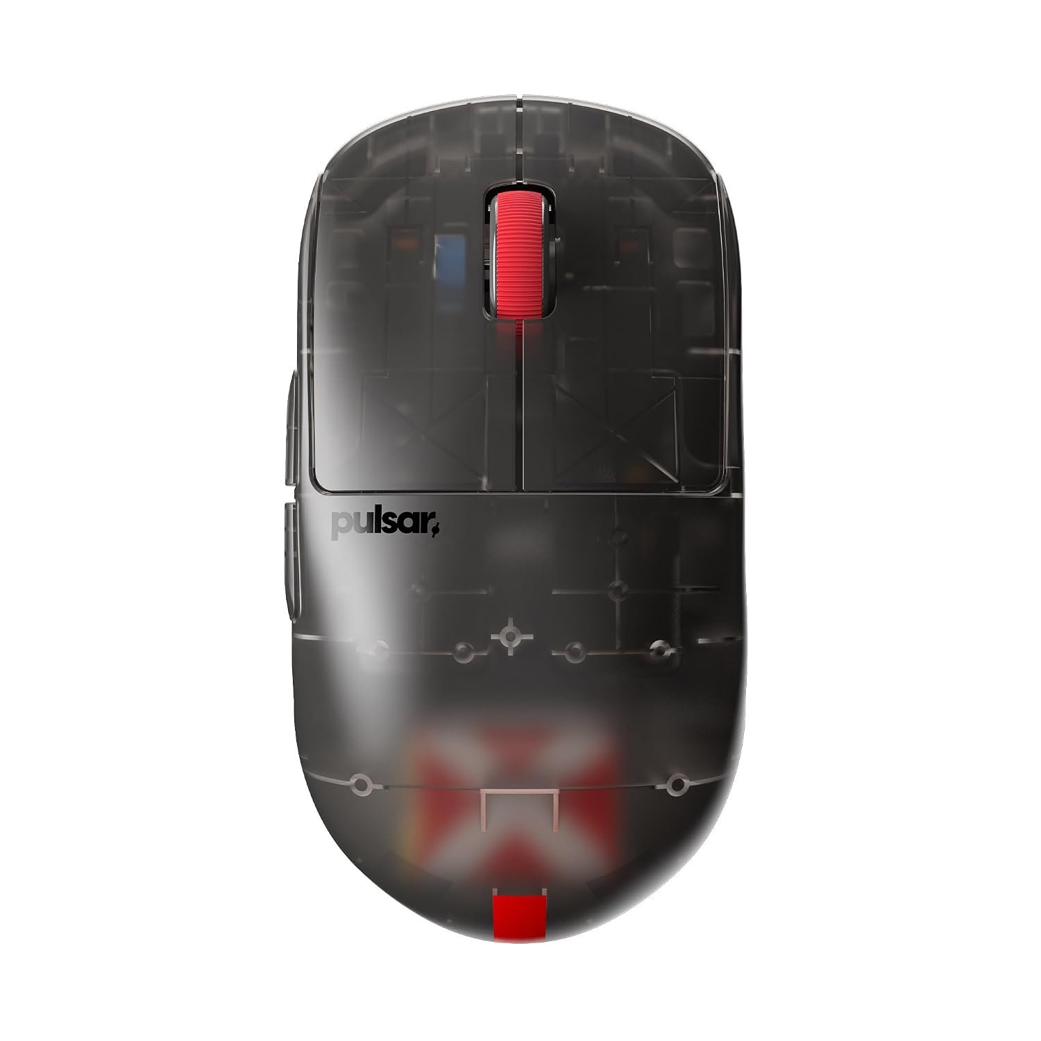 Pulsar Gaming Gears X2H Superclear Wireless Gaming Mouse, Mini, Clear Black