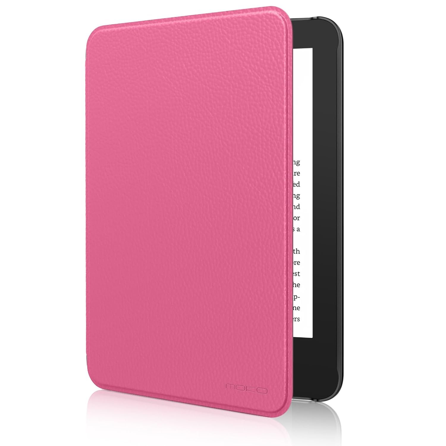 MoKo Case Fits 6" All-New Kindle (11th Generation-2024/2022 Release)& International Version, Lightweight Shell Cover with Auto Wake/Sleep for 11th Gen E-Reader, Magenta