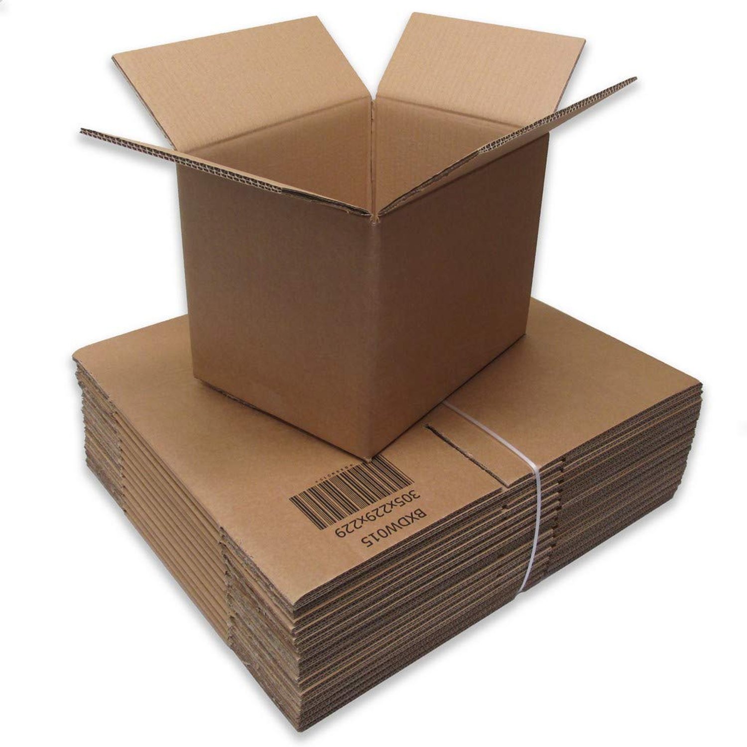 30 x A4 Home Removal Storage Packing Cartons - Double Wall Cardboard Boxes - 12" x 9" x 9" / 305mm x 229mm x 229mm
