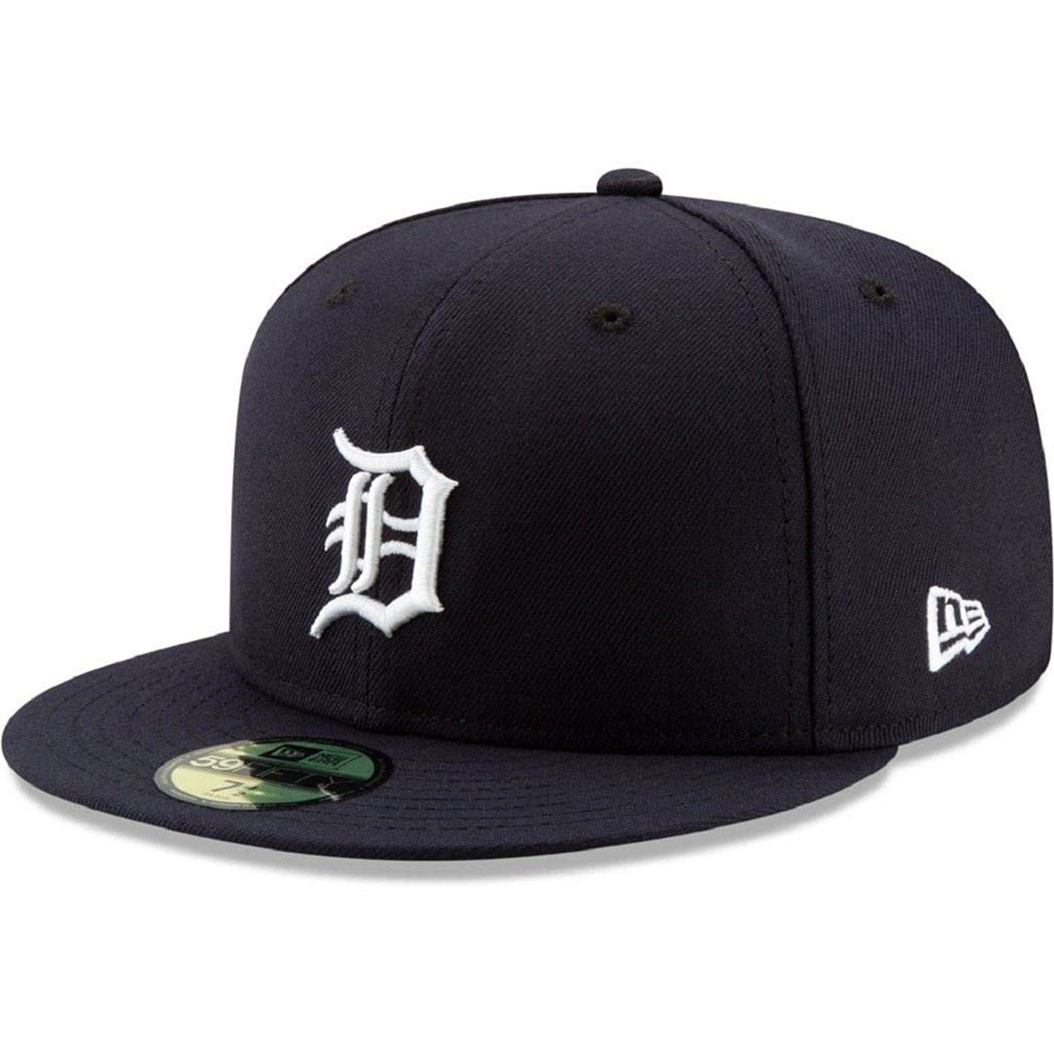 New Era Detroit Tigers Cap 59Fifty Basecap Baseball Fitted Kappe MLB Navy - 7 5/8-61cm (XL)