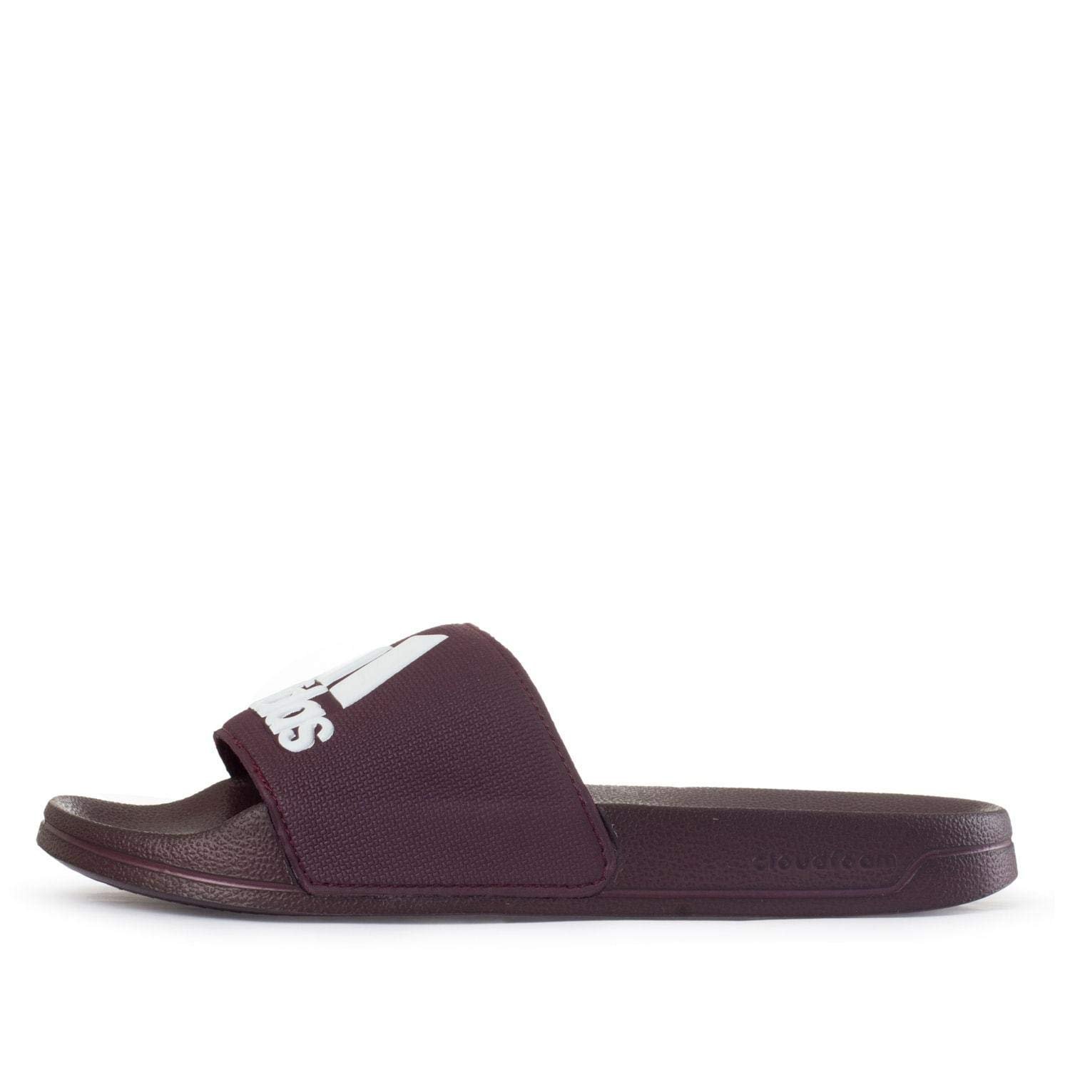 adidas Adilette Shower Unisex Slides flip Flop (UK 6 US 6 EU 39, Burgundy EE7042), Maroon Ftwr White Maroon