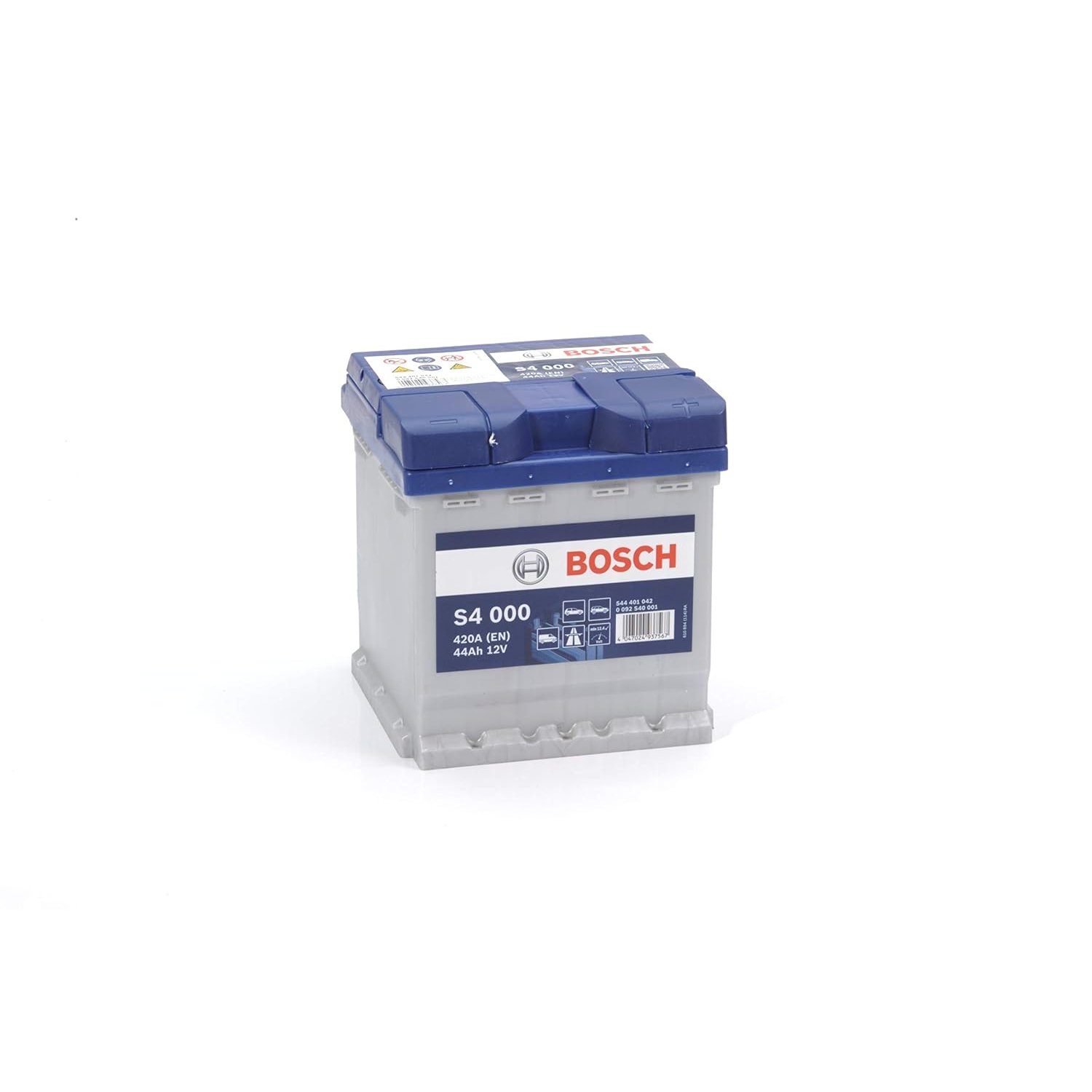 Bosch S4000 - car battery - 44A/h - 420A - lead-acid technology - for vehicles without Start/Stop system