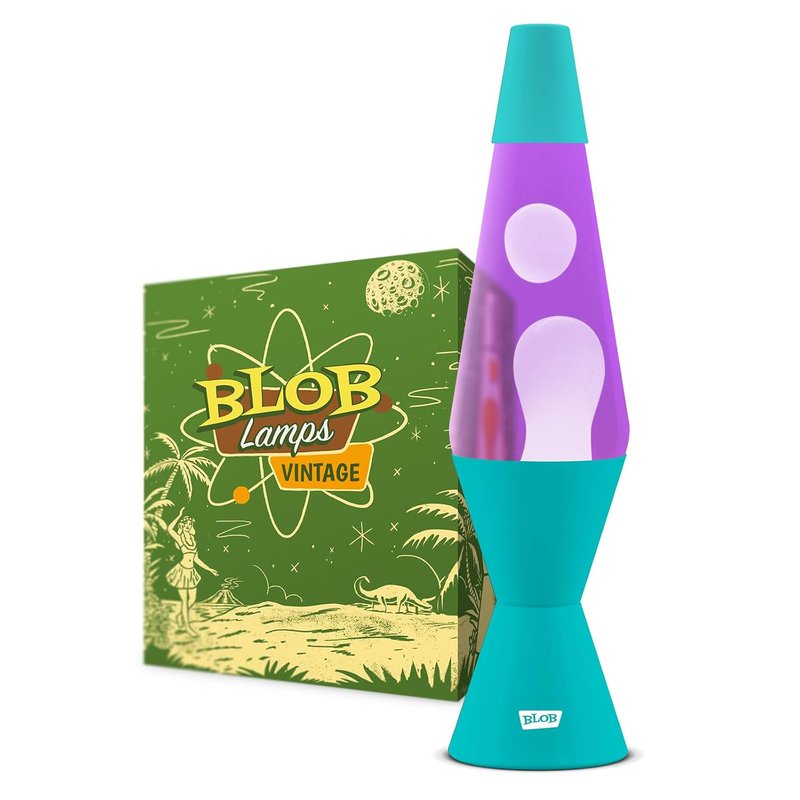 Blob Lamps 14.5" Vintage Metal Motion Lamp (Turquoise)
