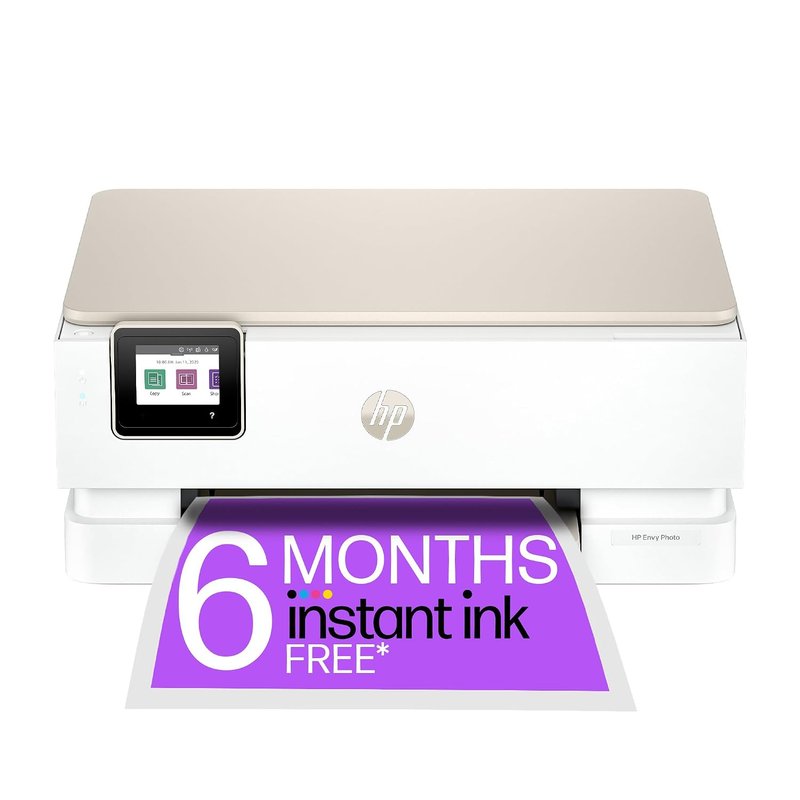HP Envy Photo 7234 All in One Photo Printer | Wireless | Print, Scan & Copy | 6 months free Instant Ink | Dedicated Photo tray | Touchscreen | 2-sided photo printing | Self-healing dual band Wi-Fi