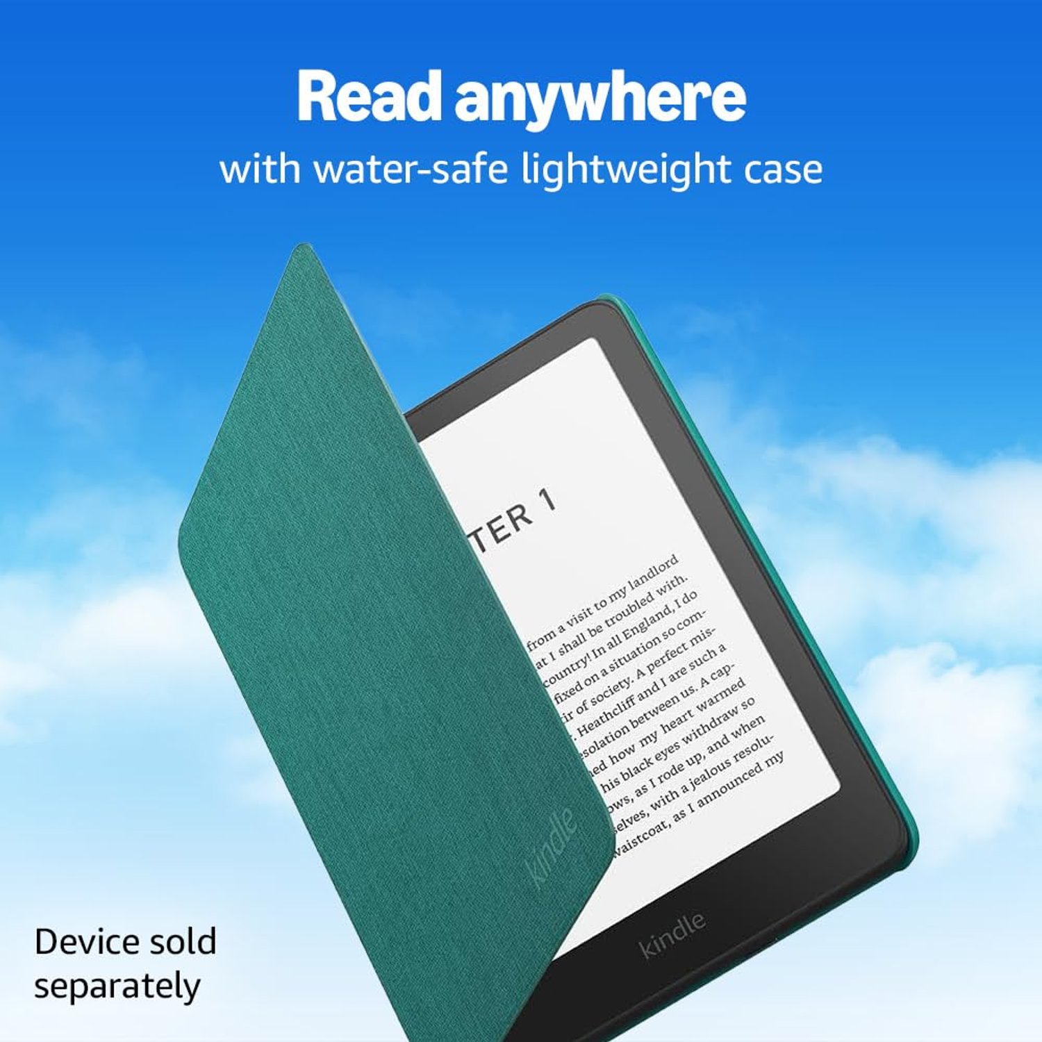 Amazon Kindle Paperwhite and Amazon Kindle Colorsoft Case, Lightweight and Water-Safe, Foldable Protective Cover – Fabric