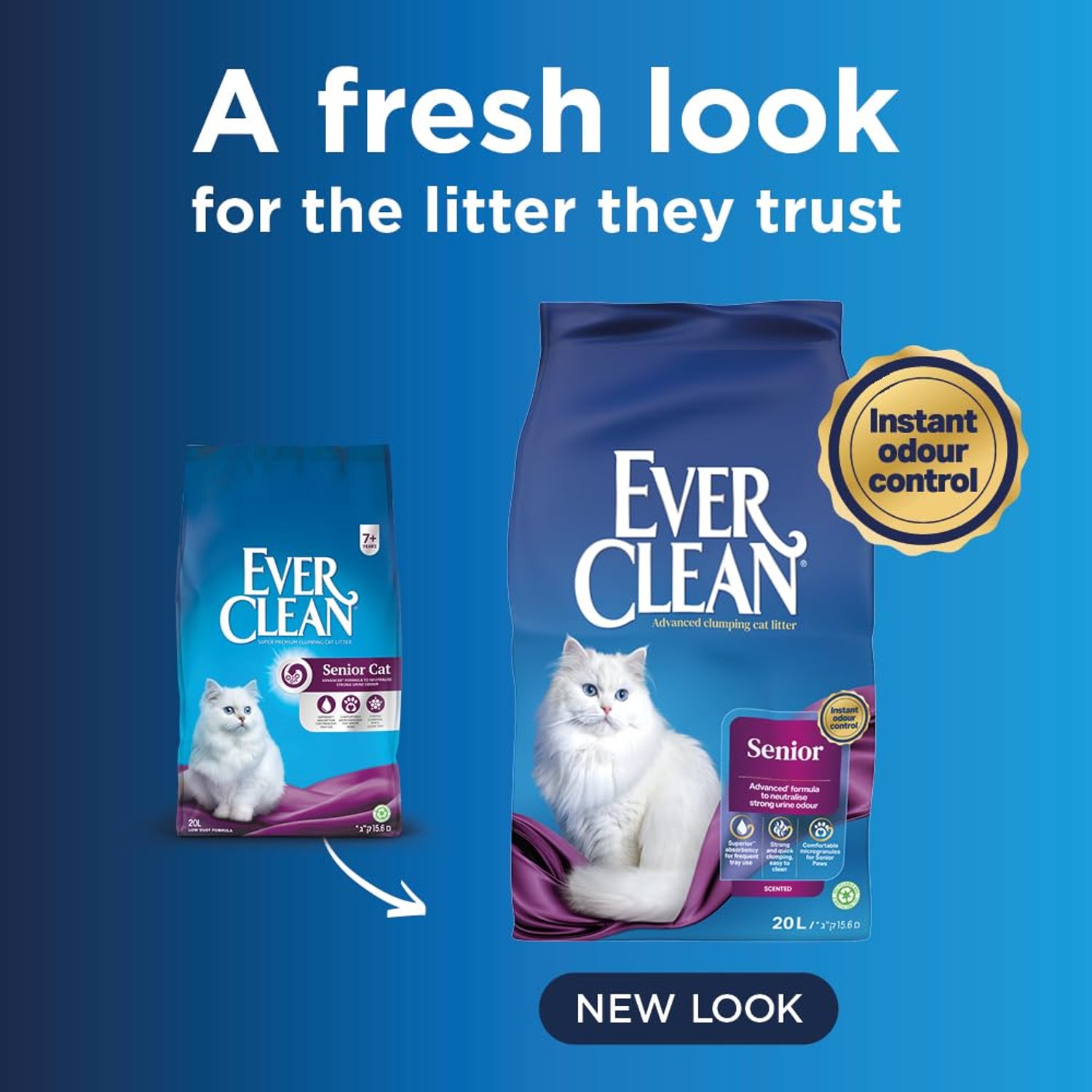 Ever Clean Senior (formerly Senior Cat), 20L clumping cat litter