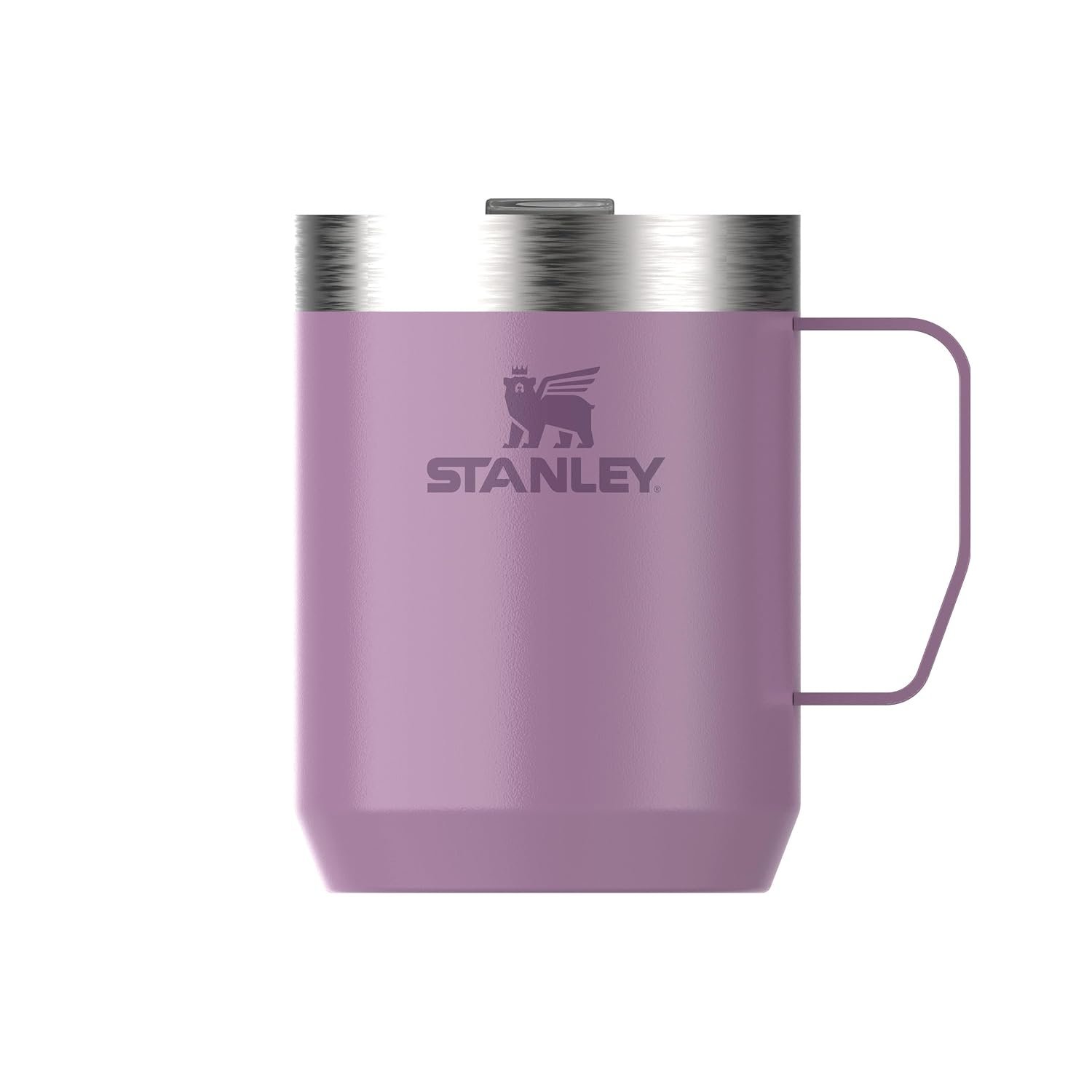 STANLEY 1913 Classic Legendary Camp Travel Mug 0.23L - Keeps Hot for 1 Hour - 2 Hours Cold - Dishwasher Safe - Stainless Steel Coffee Cup - BPA-Free - Lilac Gloss