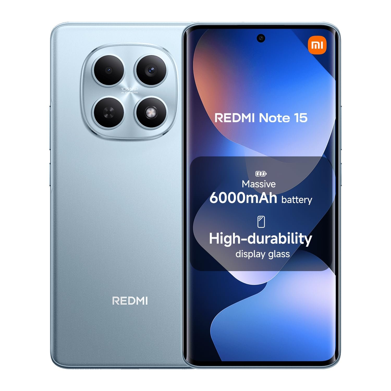 XIAOMI REDMI Note 15 Smartphone 8+256GB Forest Green 6000mAh 108MP Camera