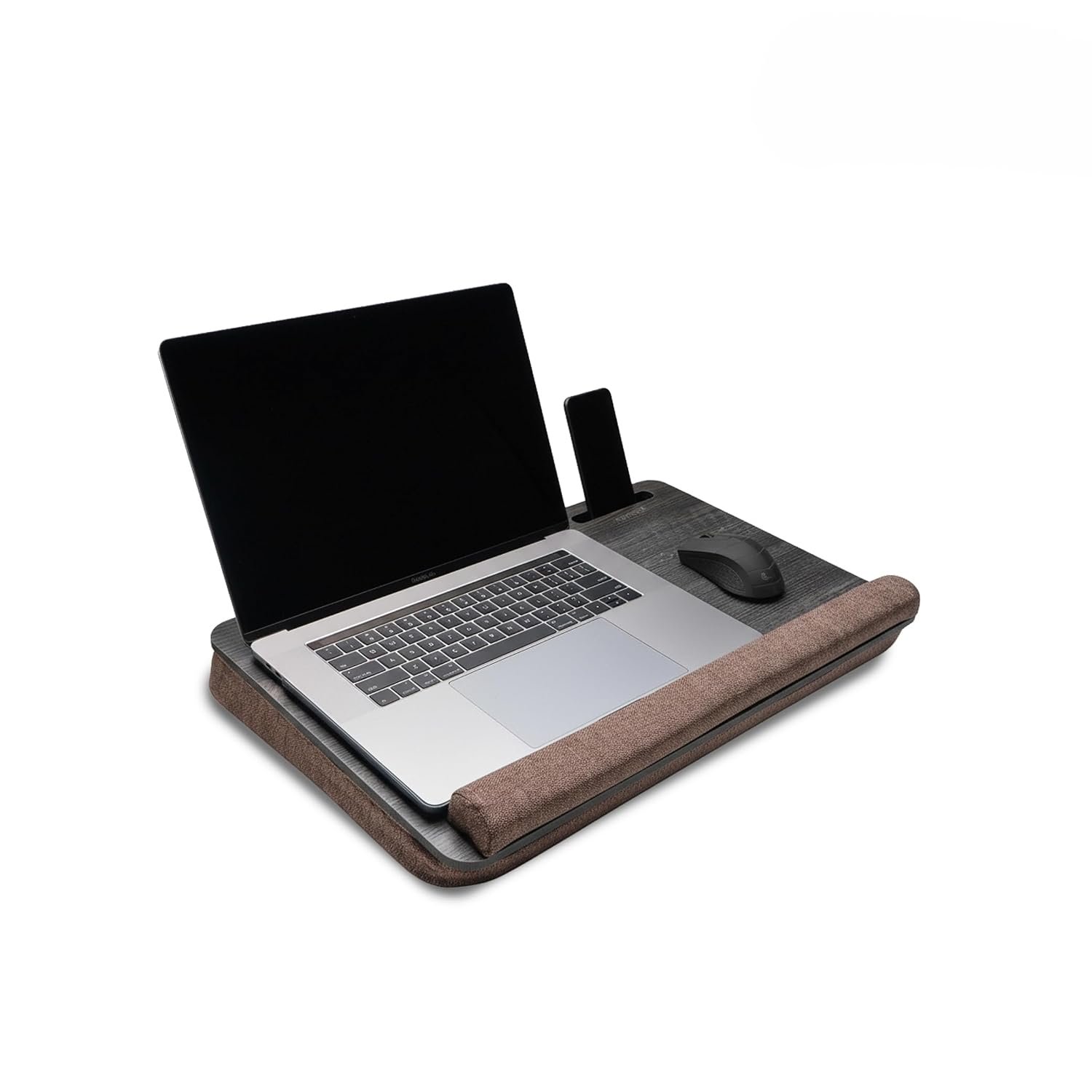Vigo Wood Laptop Tray for Bed, Lap Desk for Laptop, Stand for Bed, Lap Tray with Cushion, Portable Lap Tray for Home Office Fits up to 17.3'' Tablet and Phone Holder