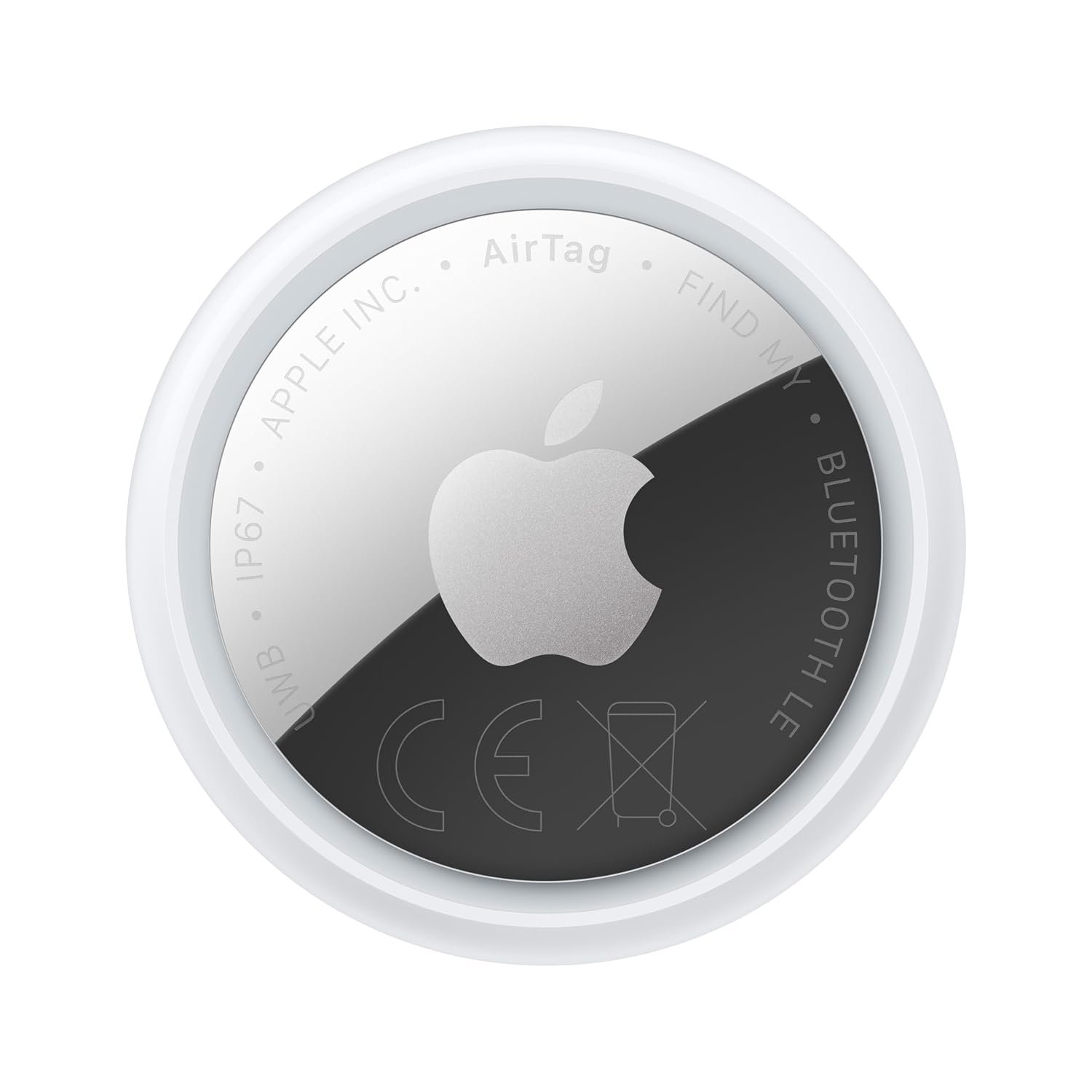 Apple AirTag (2nd generation): Tracker for Keychain, Wallet and More; Locator with Sound; Simple One-Tap Setup with iPhone or iPad; Key Finder with up to 1.5x Precision Finding Range