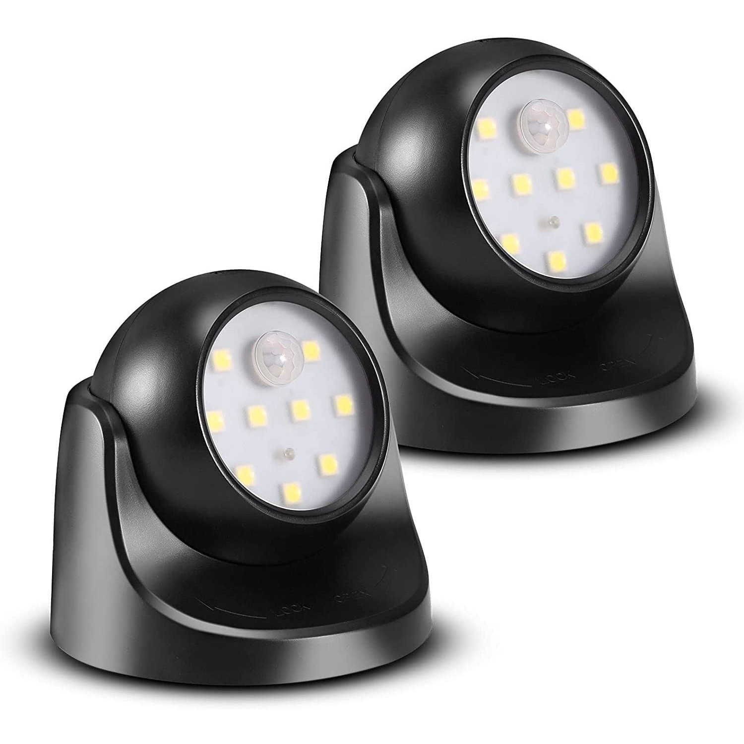 Proxinova LED Security Lights Motion Sensor PIR, Bright LED Floodlight 150 Lumens, Wireless Motion Sensor Lights Outdoor, Outdoor Lights Battery Powered, Battery Powered Outdoor Lights, 2 Pack