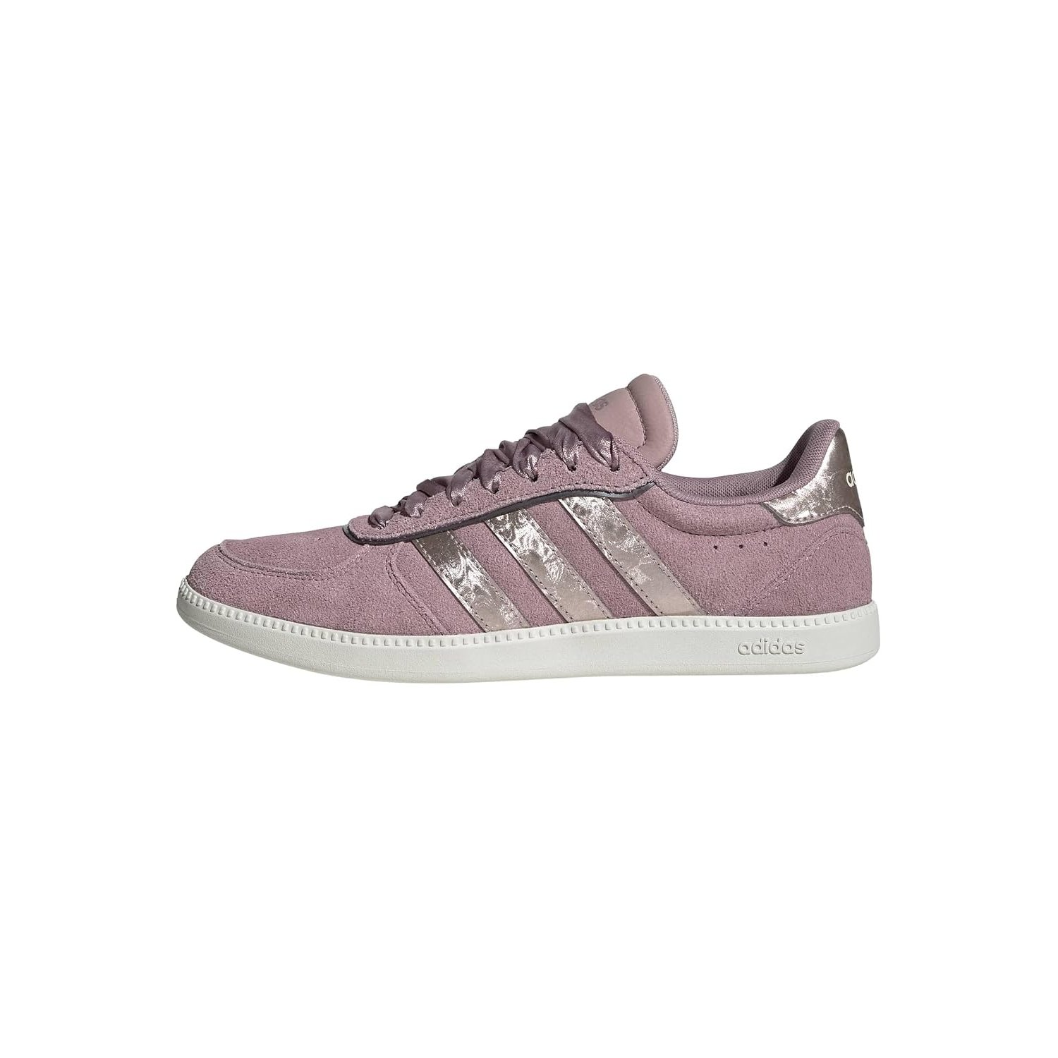 adidas Women's Breaknet Sleek Sneakers, Magic Mauve/Dual Lilac/Off White, 6.5