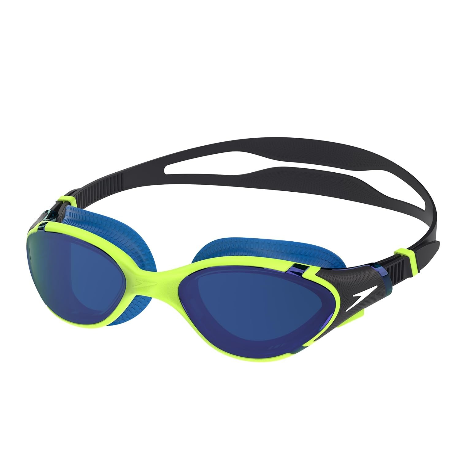 Speedo Unisex-Adult Biofuse 2.0 Swimming Goggles | Patented Easy Adjustment | Anti-fog | Anti-leak | Enhanced Fit | Improved Comfort Goggles, GREEN, One Size