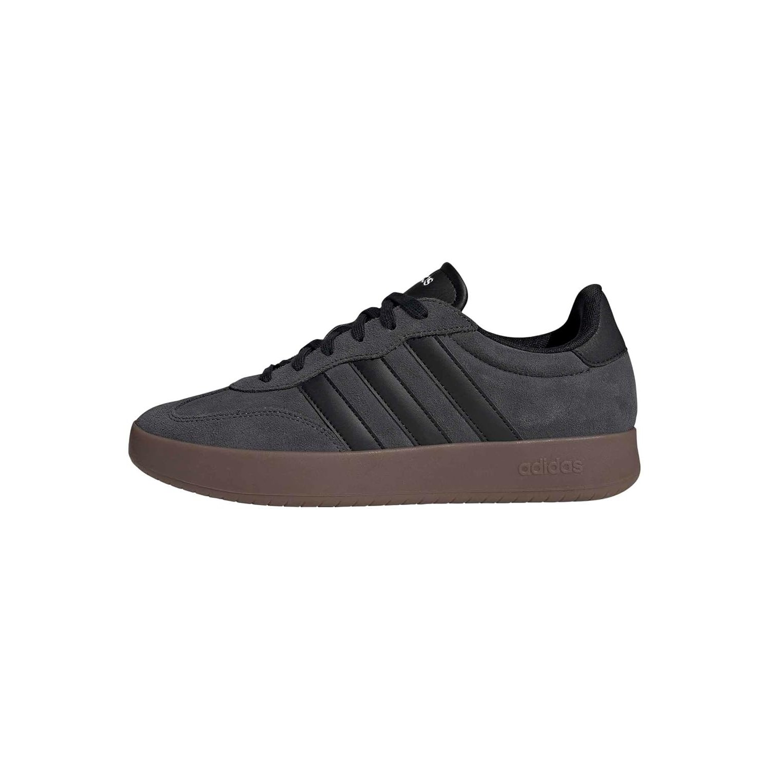 adidas Men's Barreda Fashion Sneakers, Grey/Black/Gum, 10.5