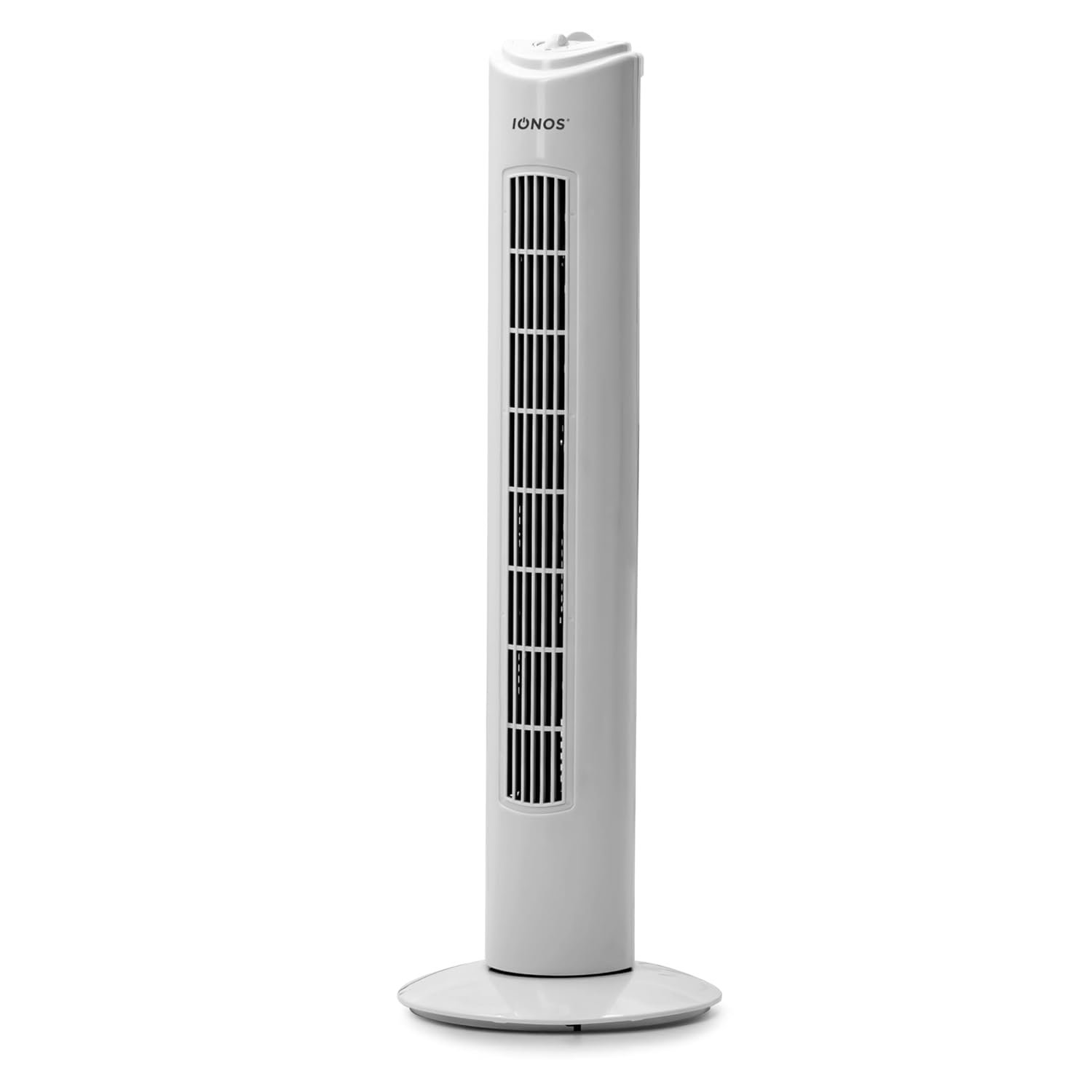 Status IONOS 32-Inch Tower Fan with 3 Speed Settings, Oscillating Slim Cooling Fan for Living Room, Bedroom & Office, White (ION32TOWERFN1PB)