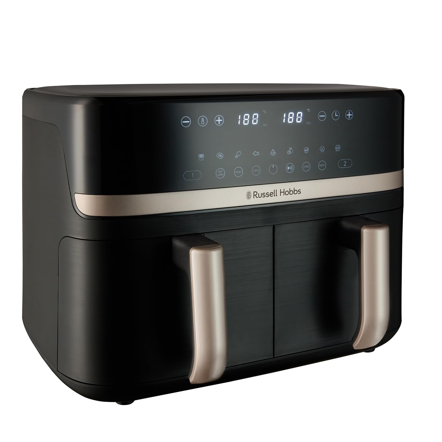 Russell Hobbs Dual Air Fryer 9L Rapid Airfryer [… view 1