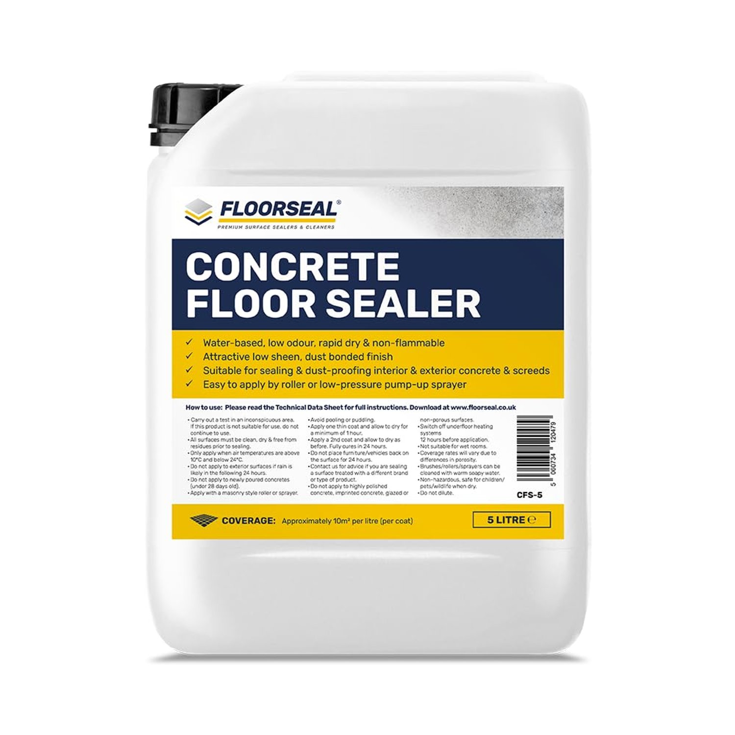 Concrete Floor Sealer & Dustproofer (5 Litre)