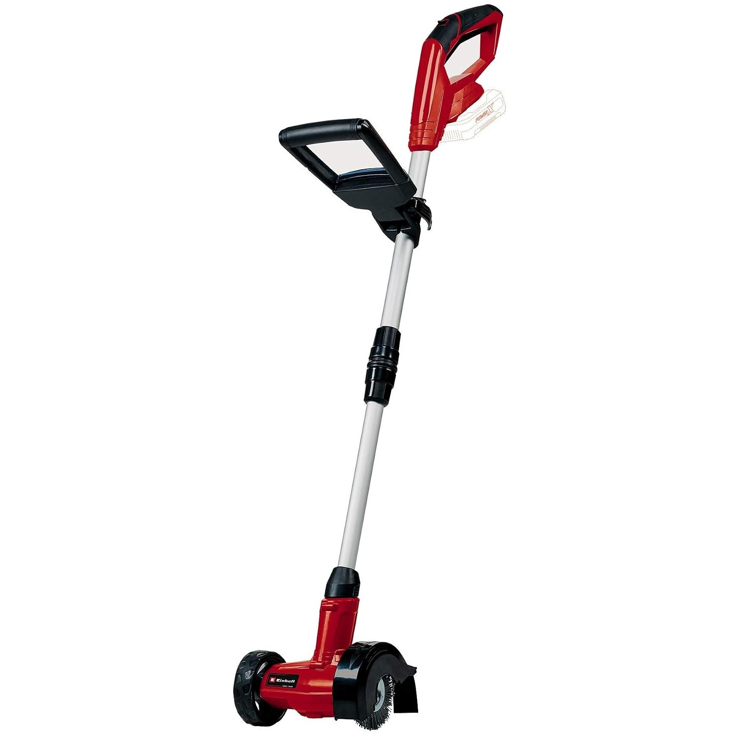 Einhell Battery Joint Cleaner GC-CC 18 Li Solo Power X-Change (Continuous Telescopic Guide Bar, Interchangeable Brushes, Battery and Charger Not Included)