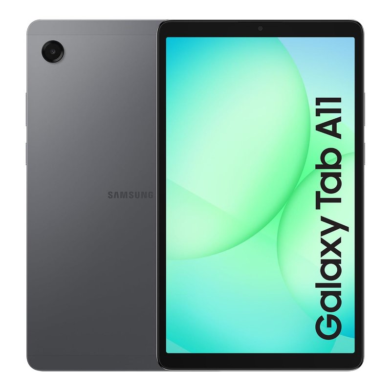 Samsung Galaxy Tab A11, Android Tablet, Sleek Design, 8.7'' Clear Display, 90Hz Smooth Motion, 128GB Storage, 8GB Memory, Dolby Dual Speakers, Grey, 3 Year Extended Warranty (UK Version)